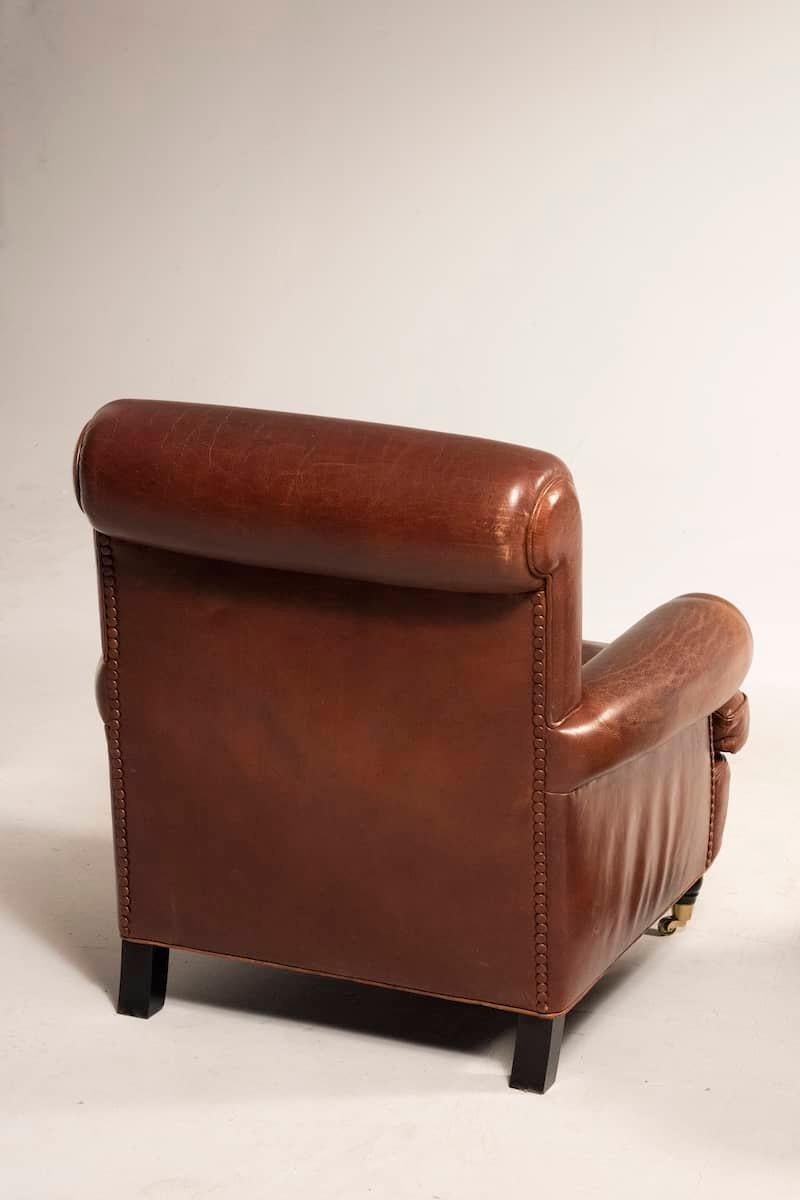 Baxter Set of Armchair and Ottoman For Sale 5