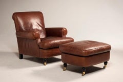 Baxter Set of Armchair and Ottoman