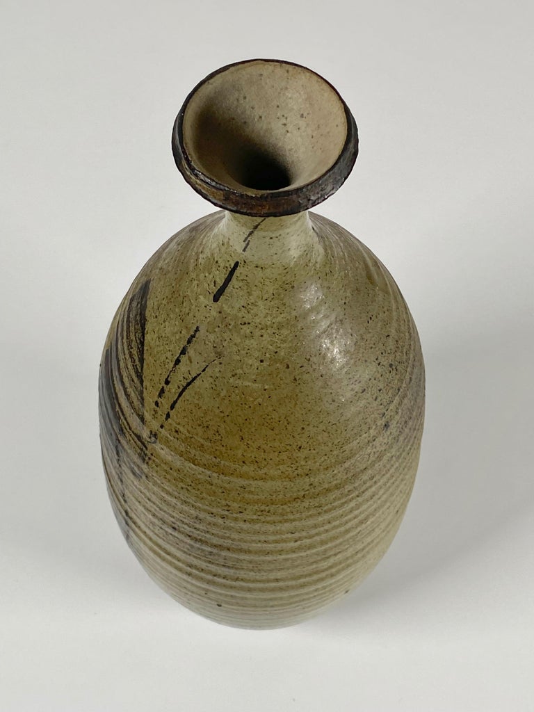 Bay Area Ceramic Studio Artist Ray Walker Tall Vessel For Sale at 1stDibs