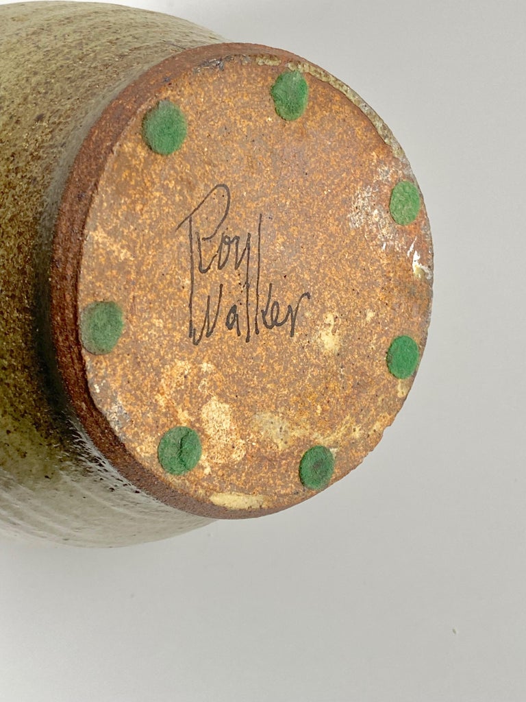 Bay Area Ceramic Studio Artist Ray Walker Tall Vessel For Sale at 1stDibs