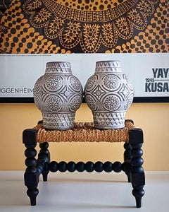 Mid-Century West Germany Bay by Bodo Mans Pair of Ceramic Vases, 1950s