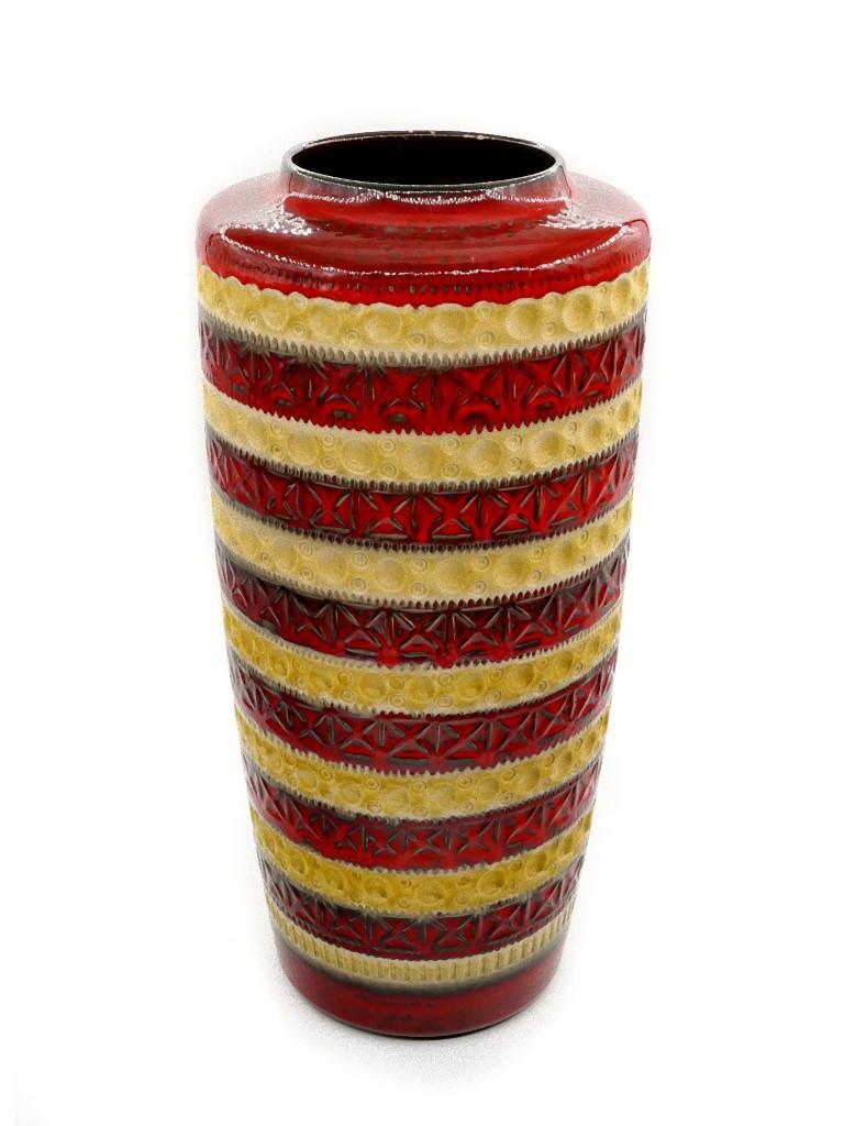 German Bay Ceramic Vase, Eduard Bay Keramikfabriken, 1970s
