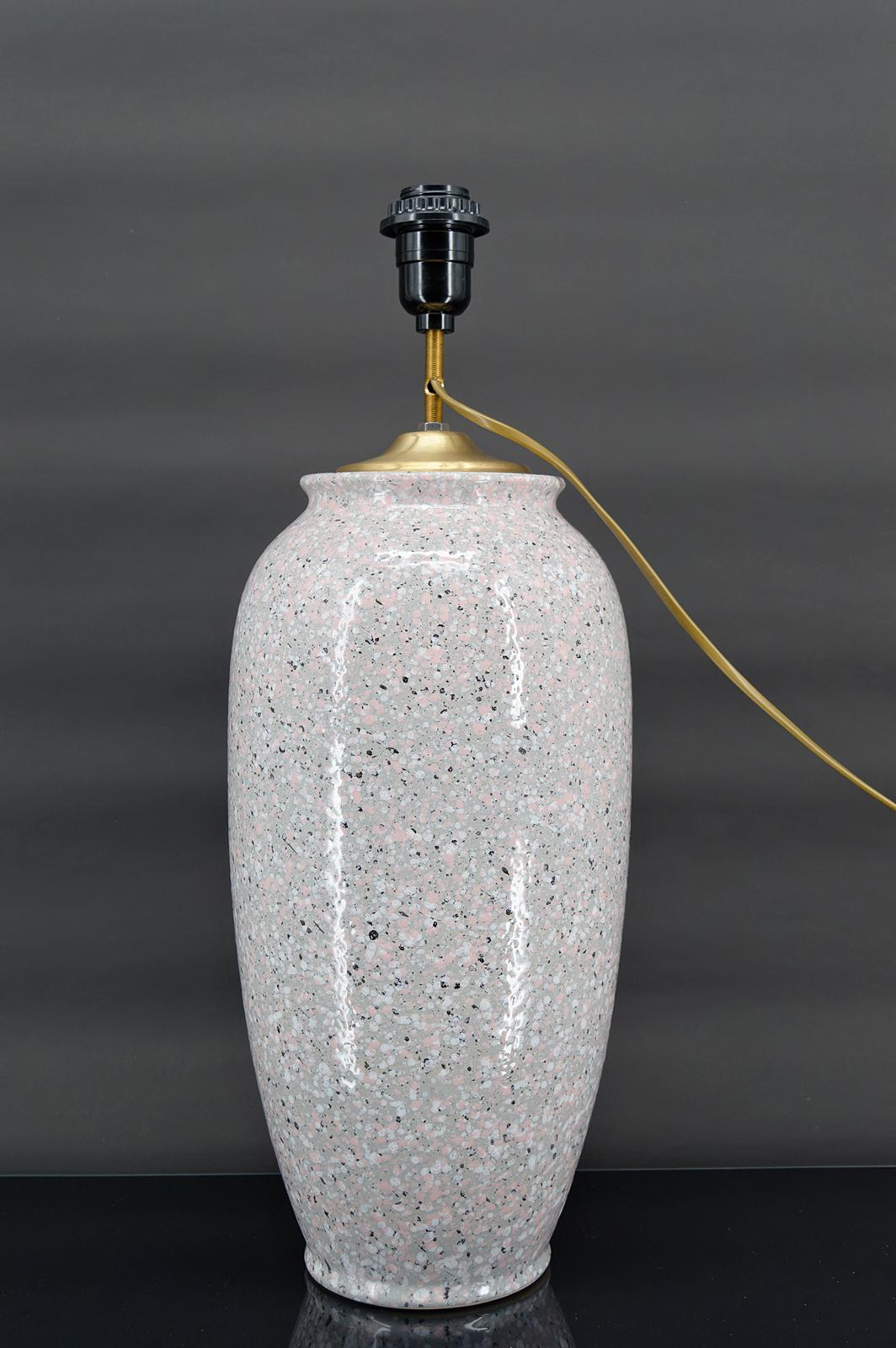 Bay Keramik Lampe, W-Deutschland, Mitte des Jahrhunderts Modern, CIRCA 1960 im Zustand „Hervorragend“ im Angebot in VÉZELAY, FR