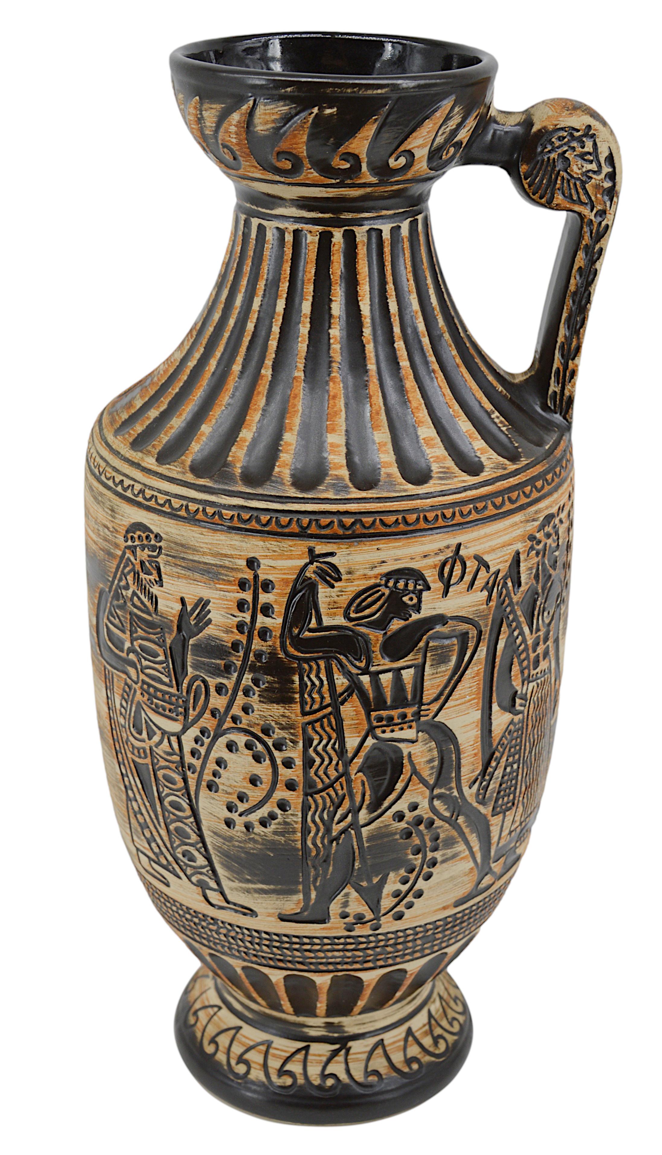 Bay Keramik Large Mid-Century Sumerian Vase For Sale 3