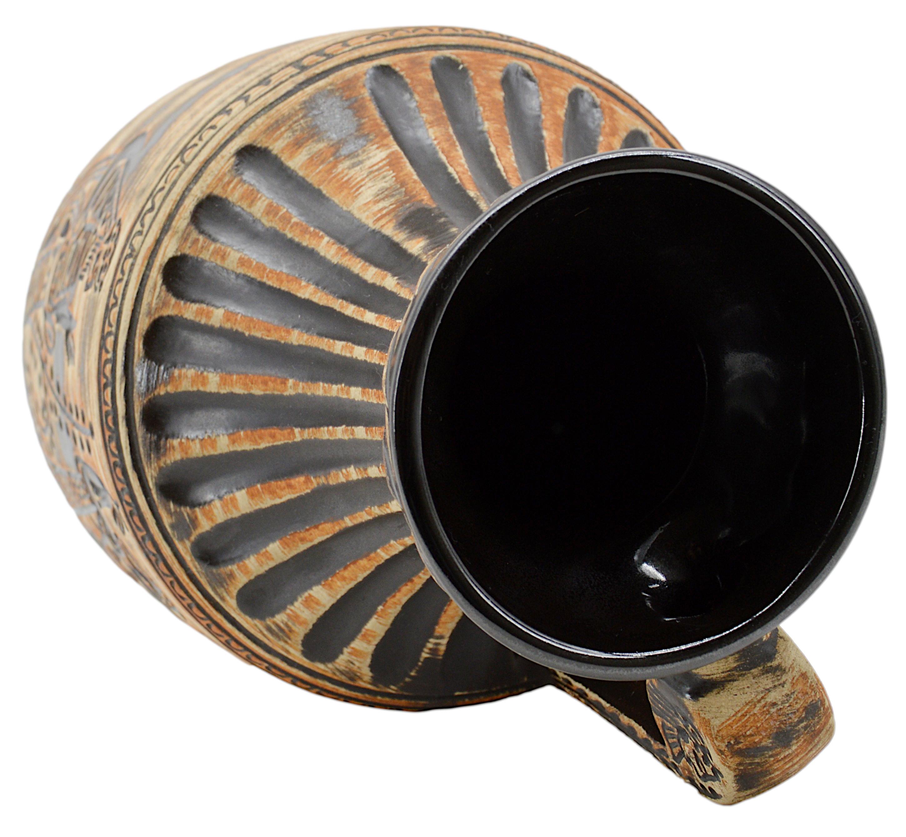 Bay Keramik Large Mid-Century Sumerian Vase For Sale 4