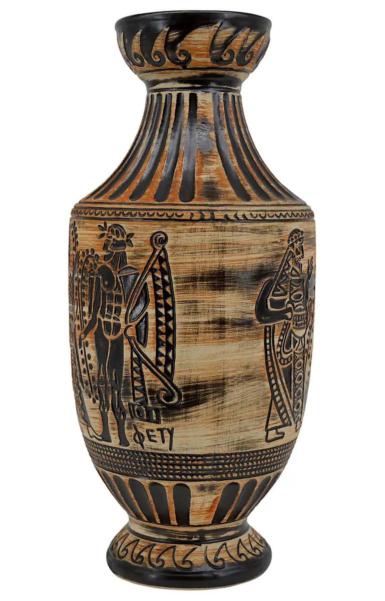 Allemand Bay Keramik Grand vase sumérien du milieu du siècle en vente