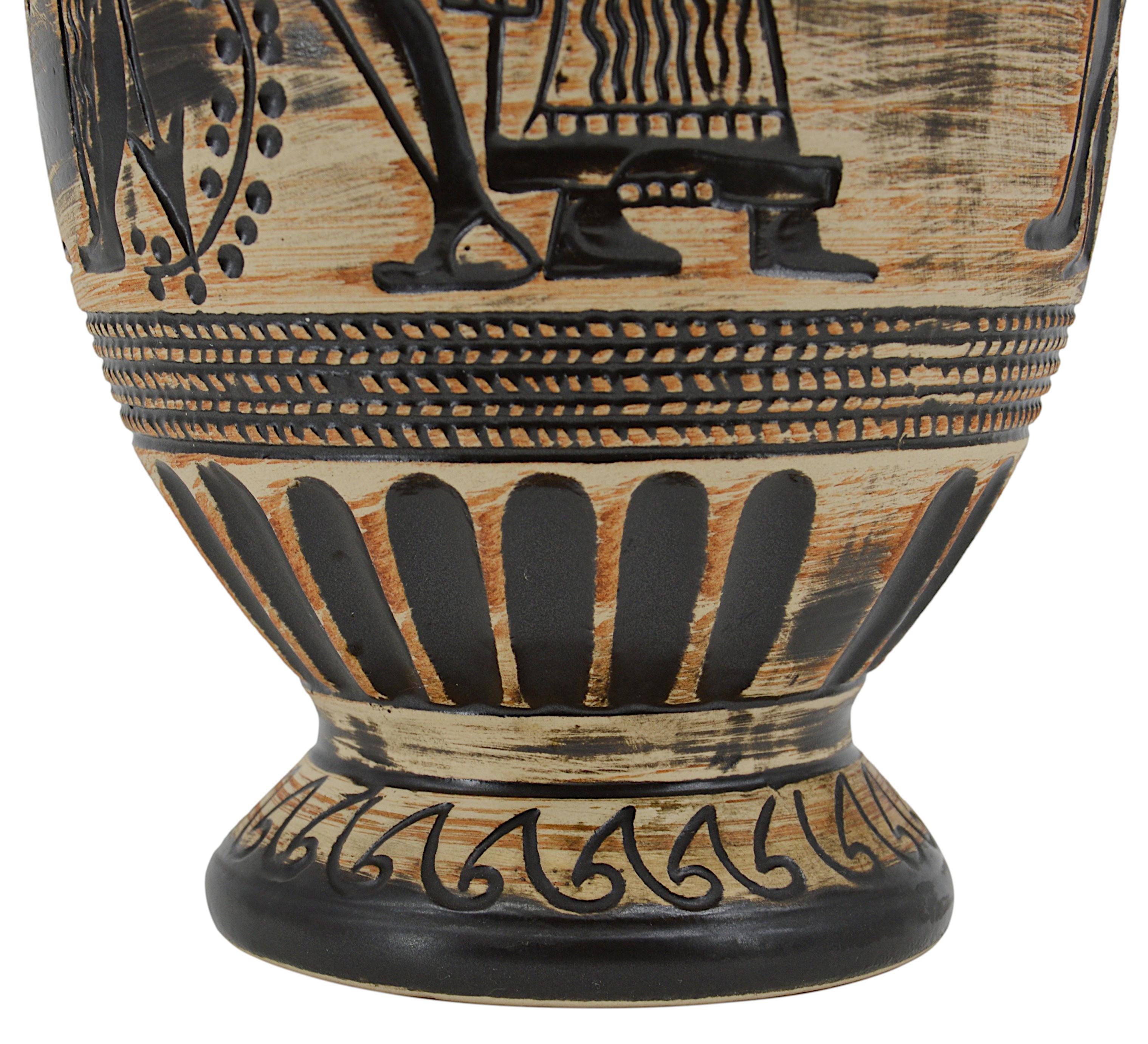 Bay Keramik Large Mid-Century Sumerian Vase For Sale 2