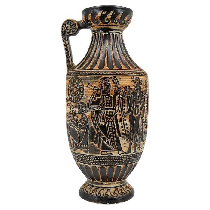 Bay Keramik Grand vase sumérien du milieu du siècle en vente