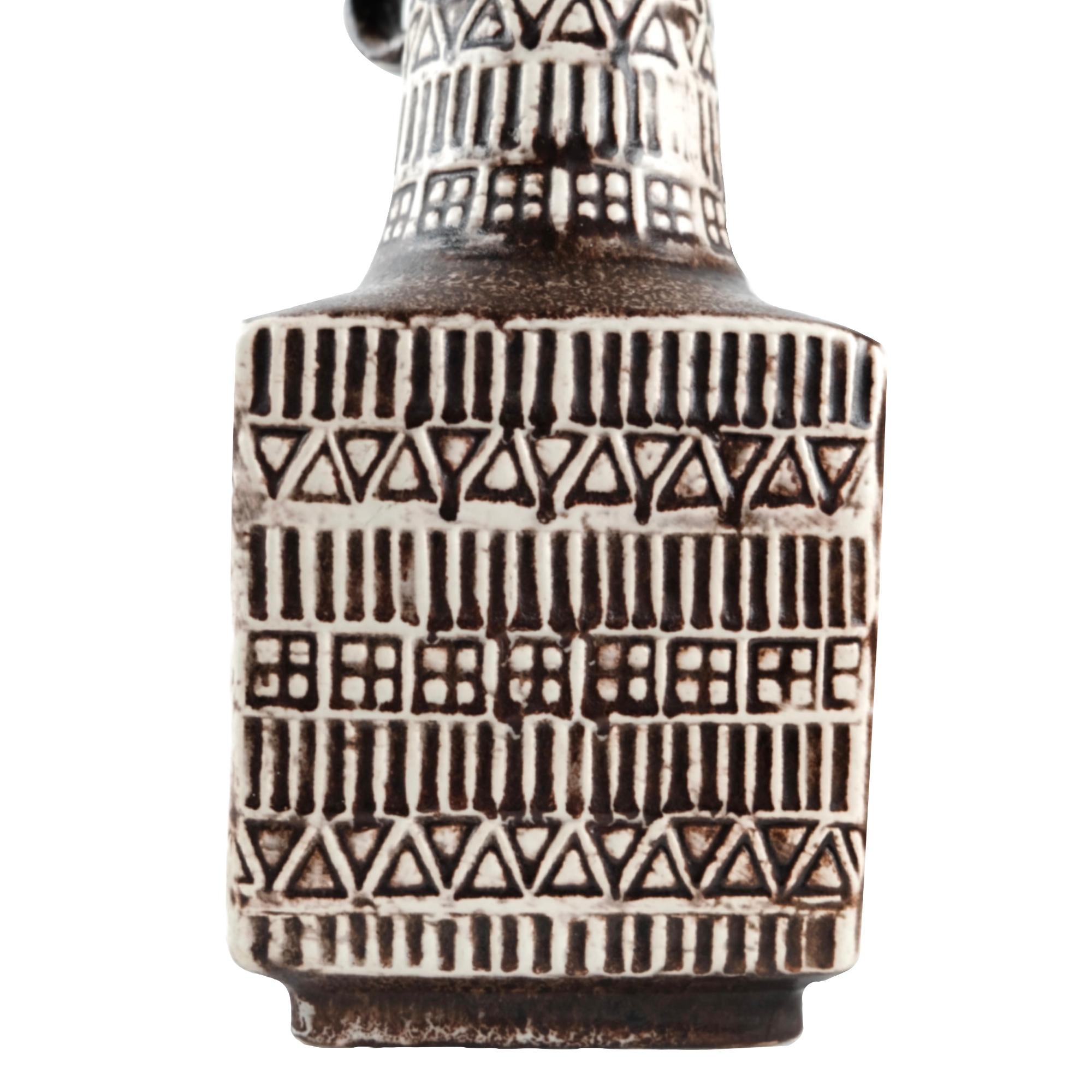Bay Keramik Vase aus Bodo Mans Westdeutschland Ende der 60er Jahre (Moderne der Mitte des Jahrhunderts) im Angebot