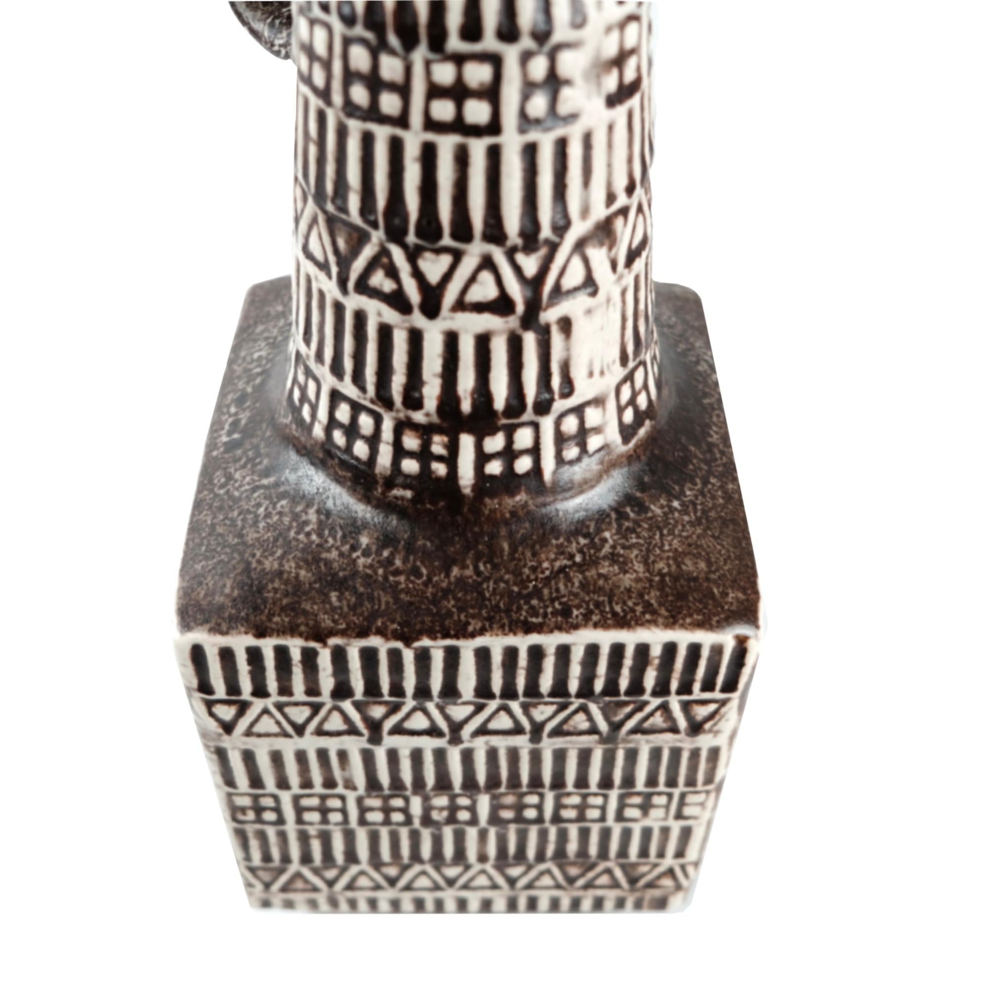 Bay Keramik Vase aus Bodo Mans Westdeutschland Ende der 60er Jahre (Handgefertigt) im Angebot