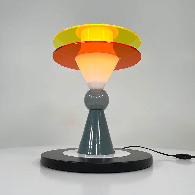Bay Table Lamp by Ettore Sottsass for Memphis Milano, 1980s For Sale 1