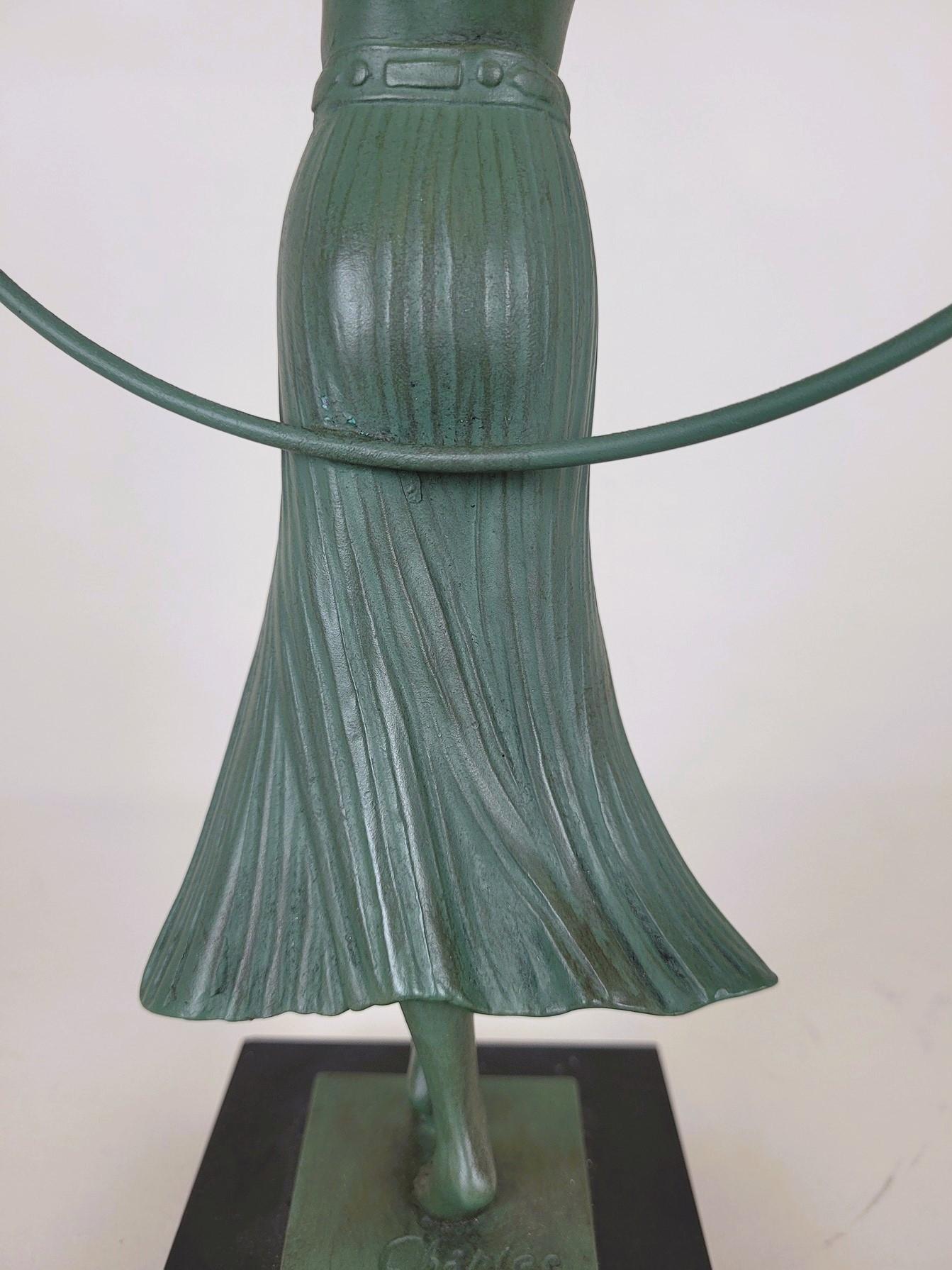 Bayadère, Charles et Max Le Verrier, Sculpture, Art Deco, 20e siècle en vente 4