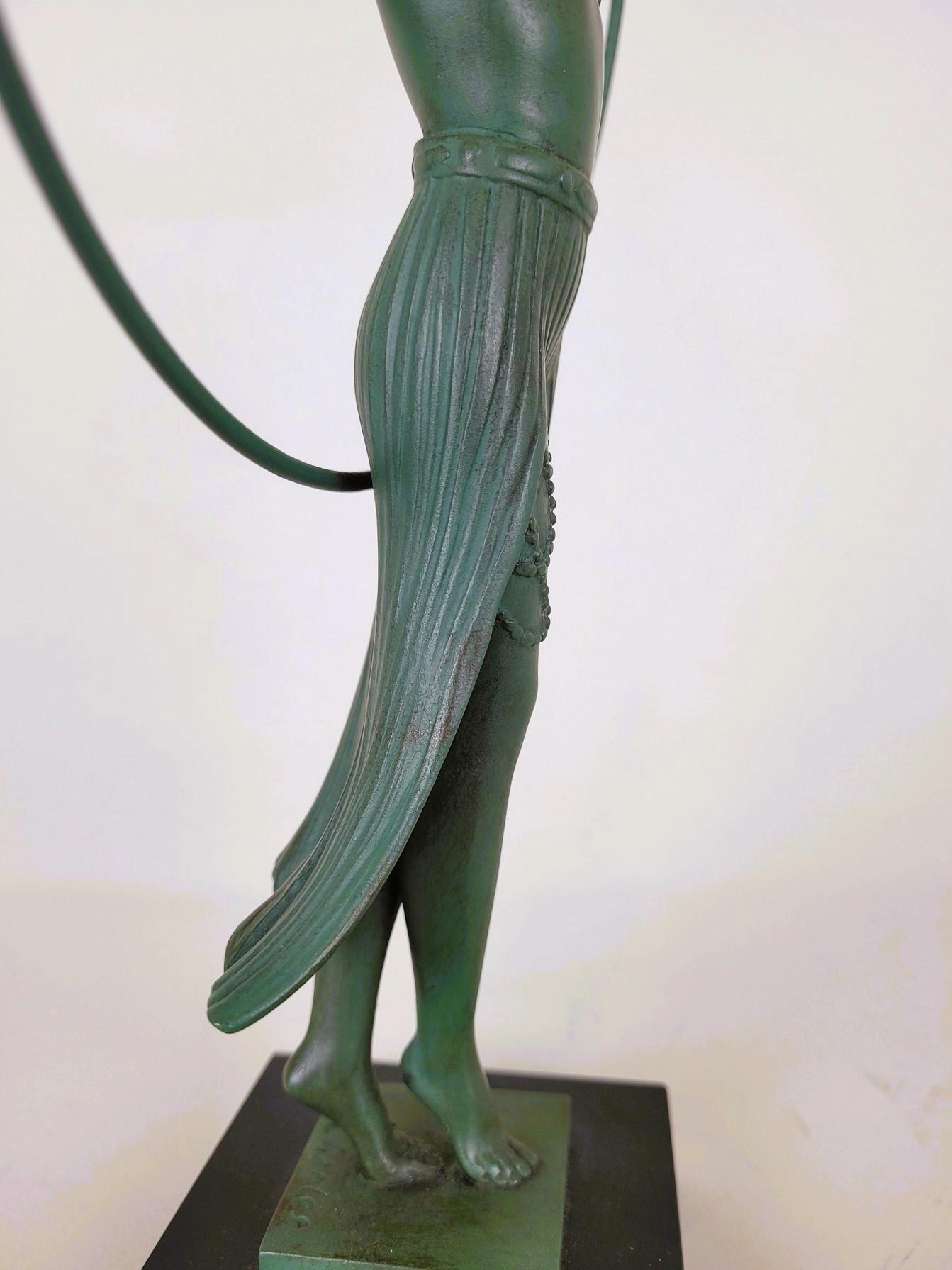 Bayadère, Charles And Max Le Verrier, Sculpture, Art Deco, 20th Century For Sale 3