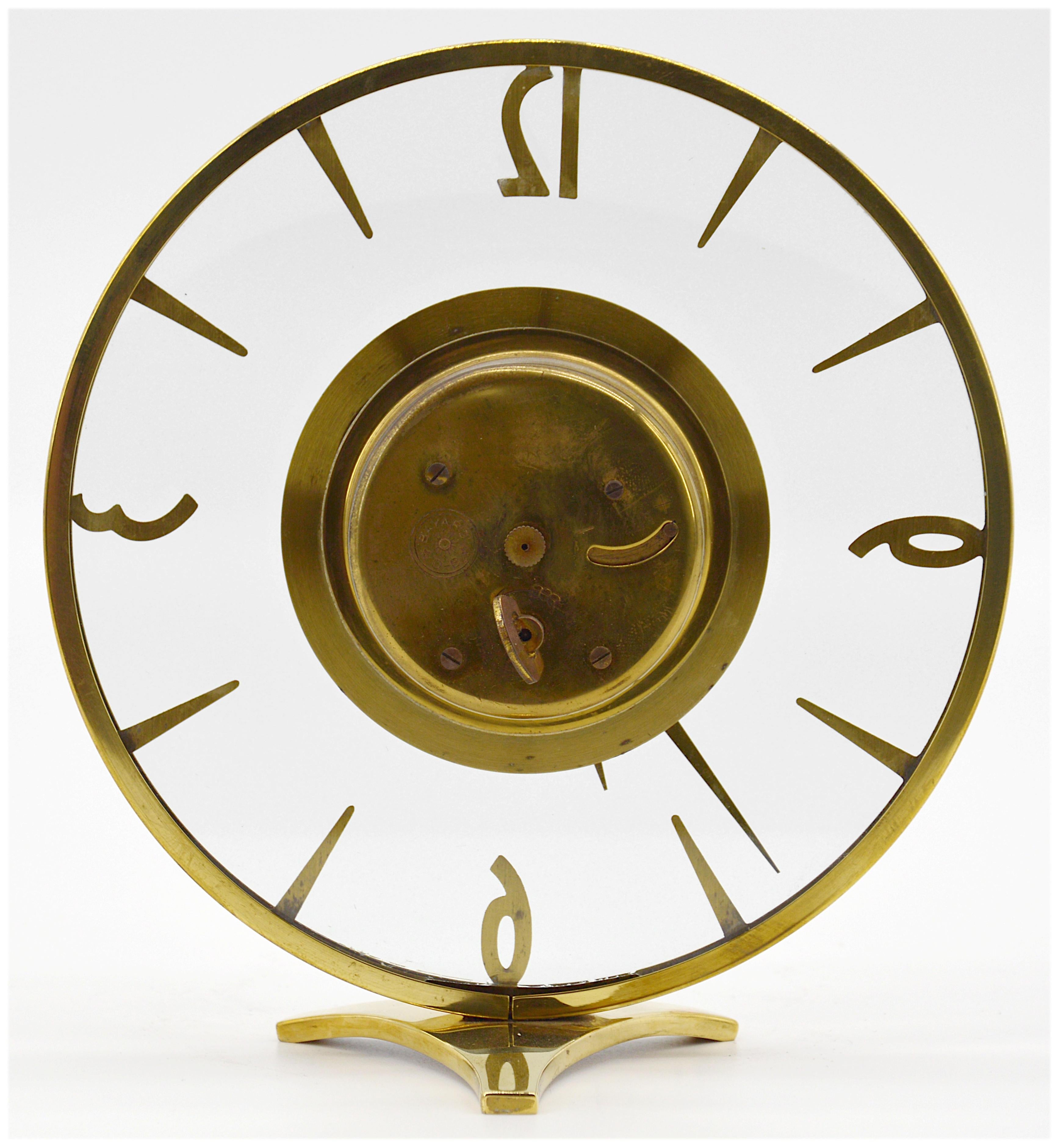 Mid-20th Century Bayard French Art Deco Clock, 1930s