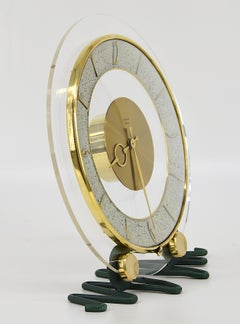 Bayard, French Art Deco Round Clock, 1930s