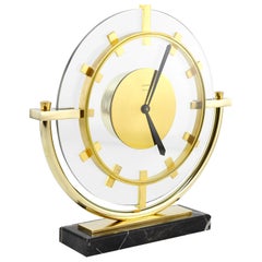 Bayard French Art Deco Table Clock, 1930s