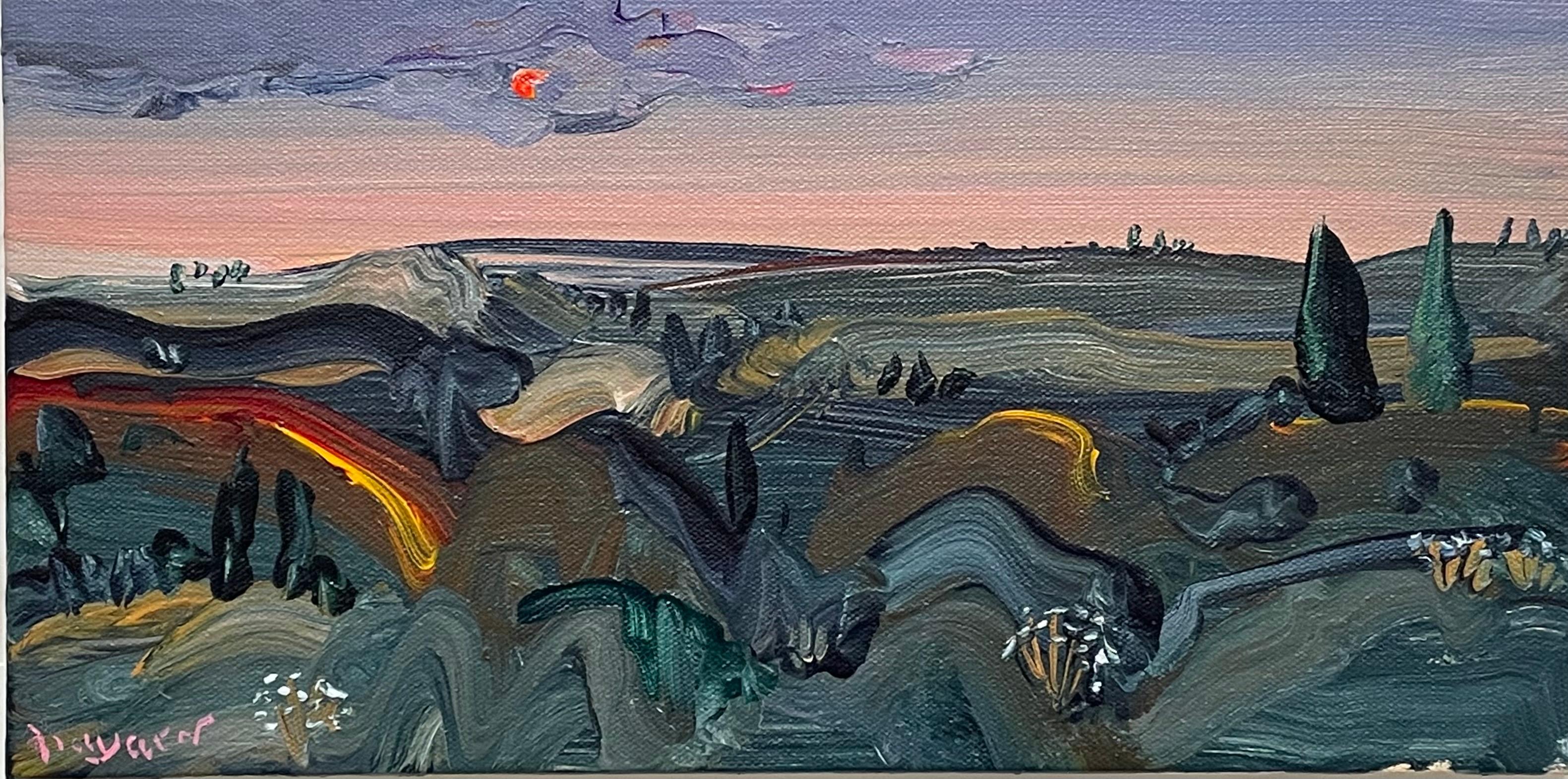 Bayard Hollins Landscape Painting - Missouri Breaks 2