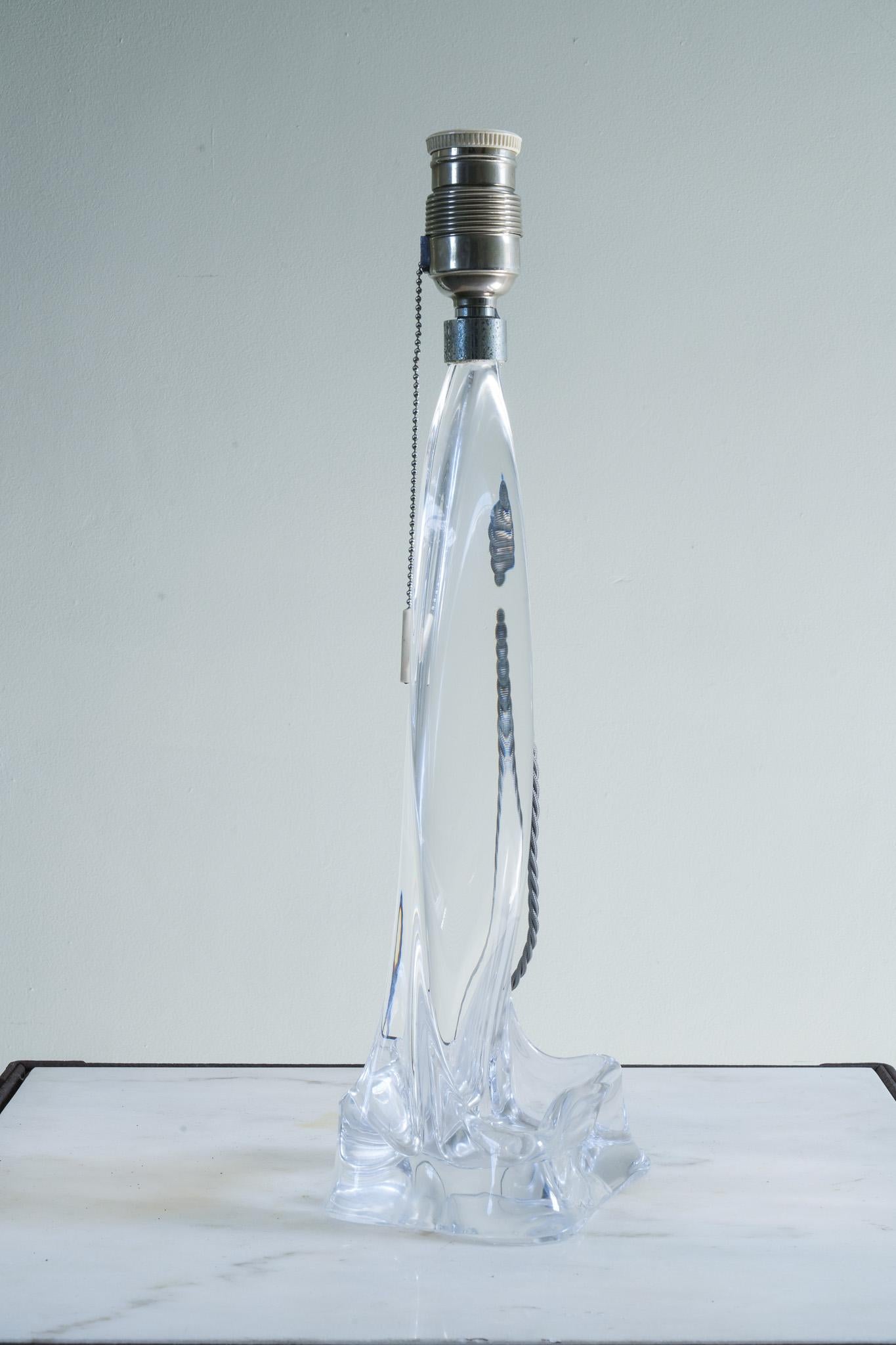 Lampe de table cristal Bayer en vente 1
