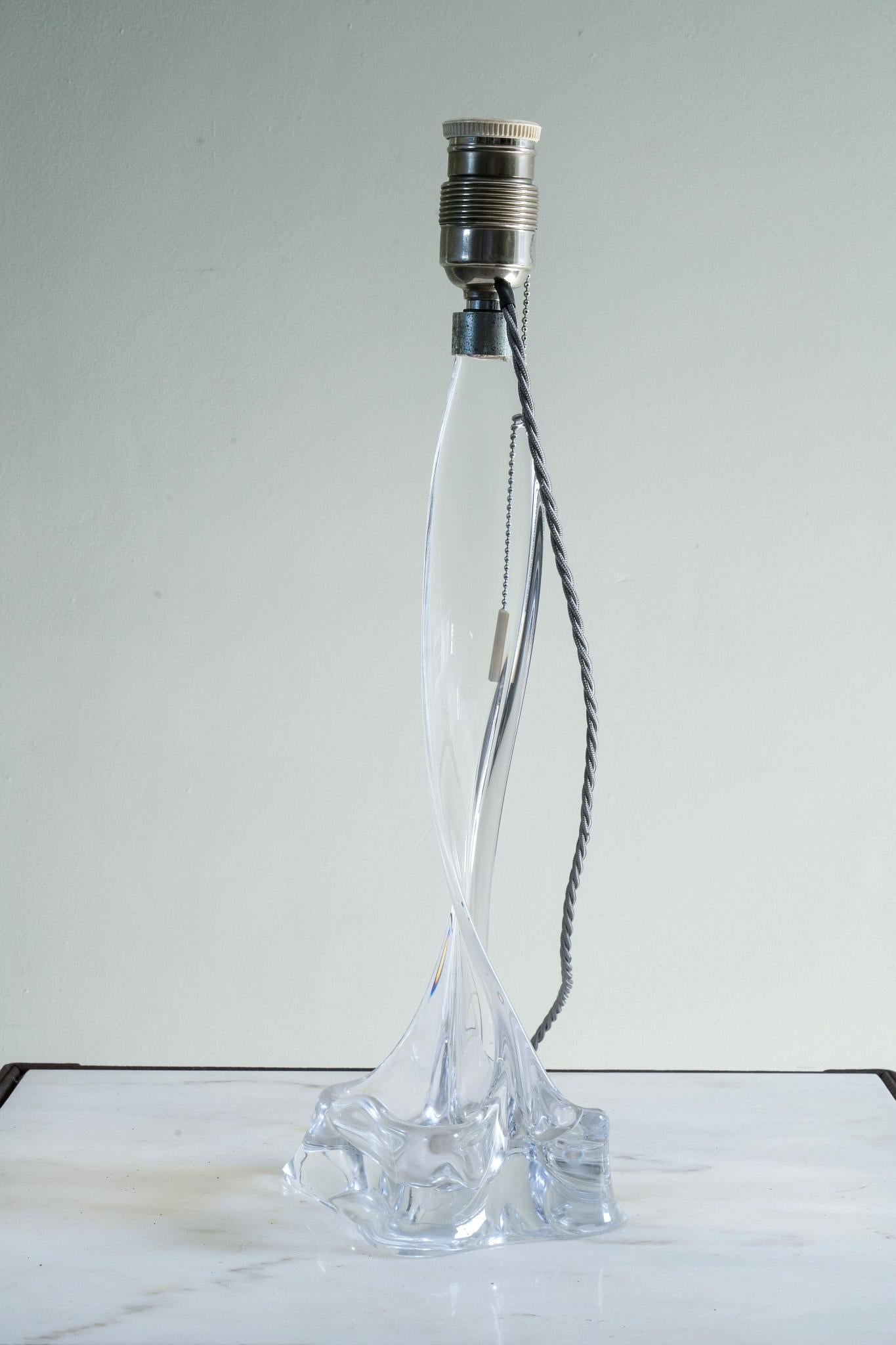 Lampe de table cristal Bayer en vente 2