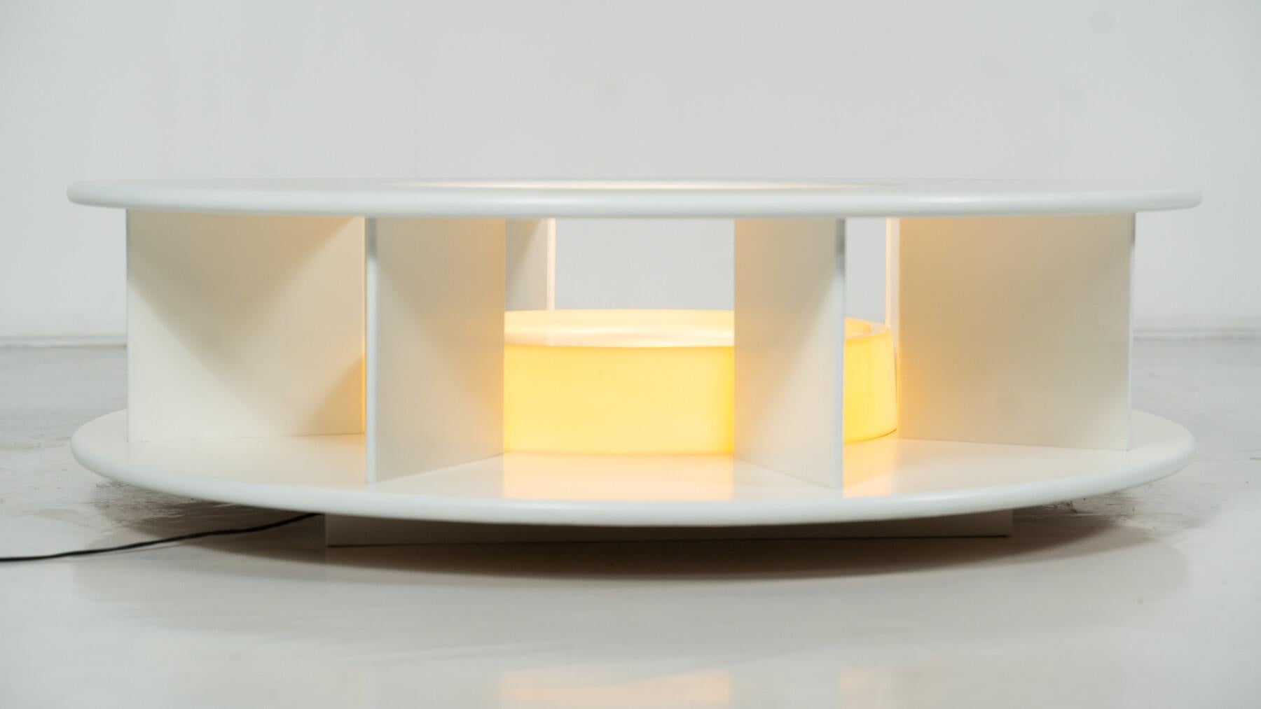 Mesa de centro redonda 