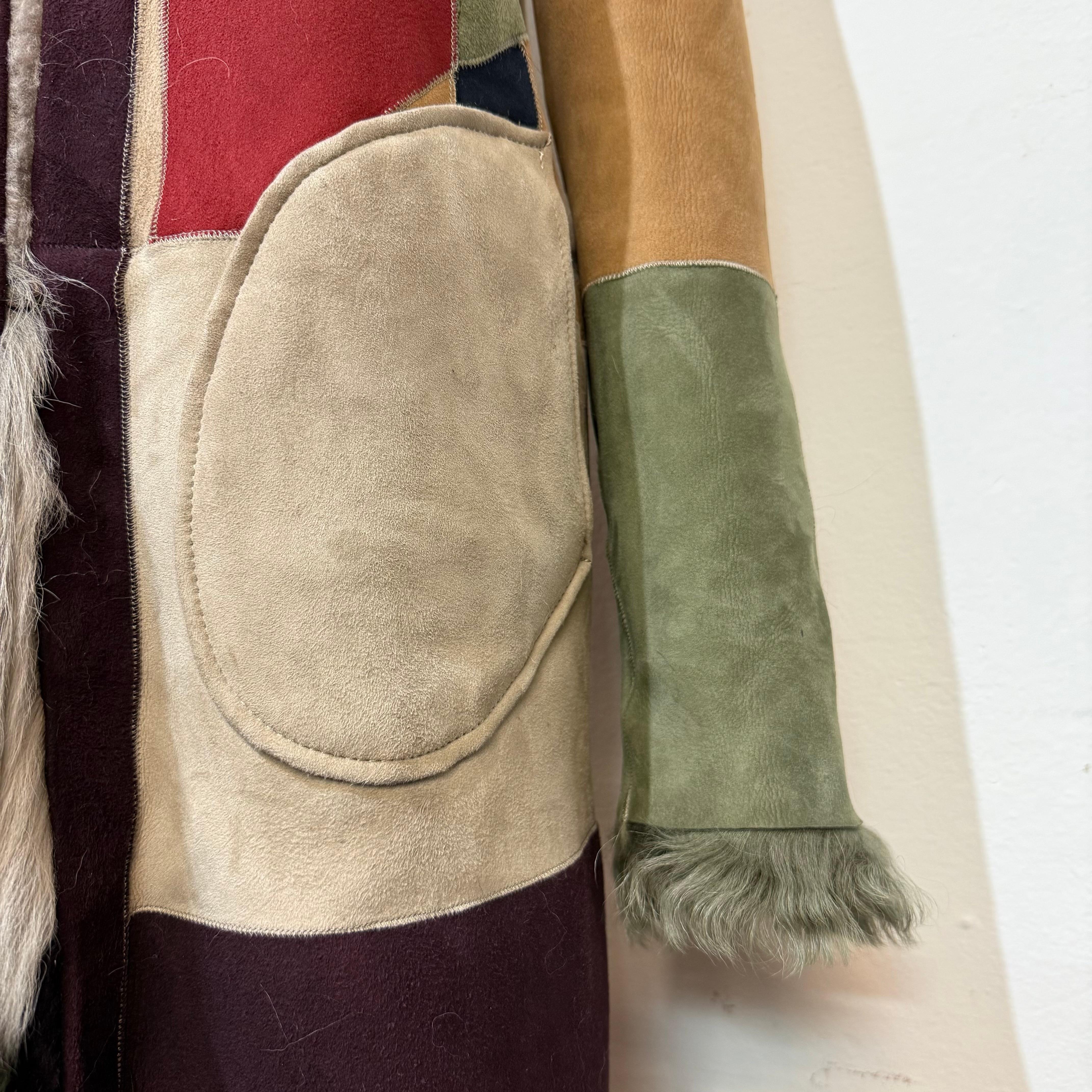 Bazar Deluxe Mutton Manteau réversible en patchwork IT 42 Pour femmes en vente