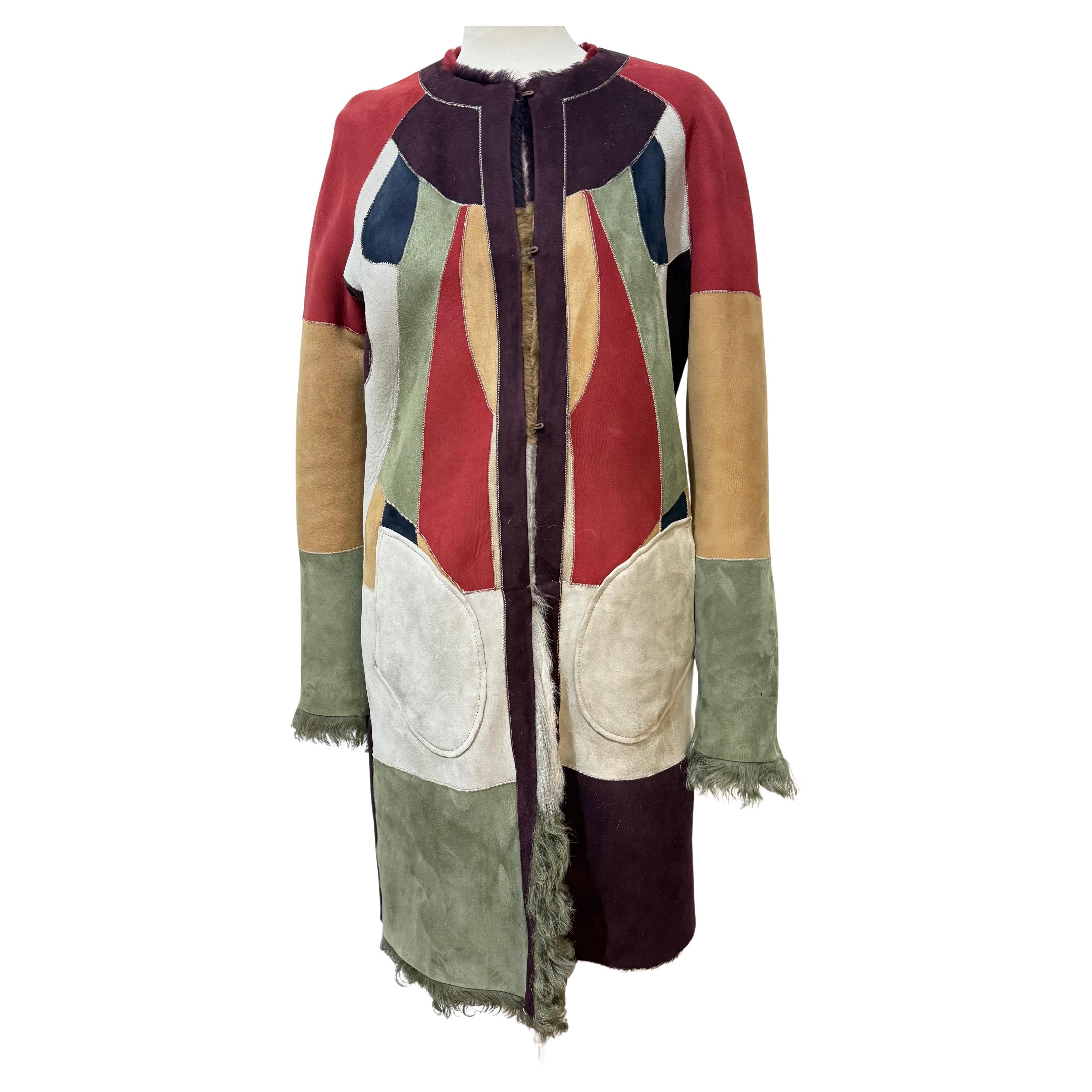 Bazar Deluxe Mutton Cappotto patchwork reversibile IT 42