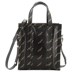 Bazar Logo Convertible Tote Printed Leather XS