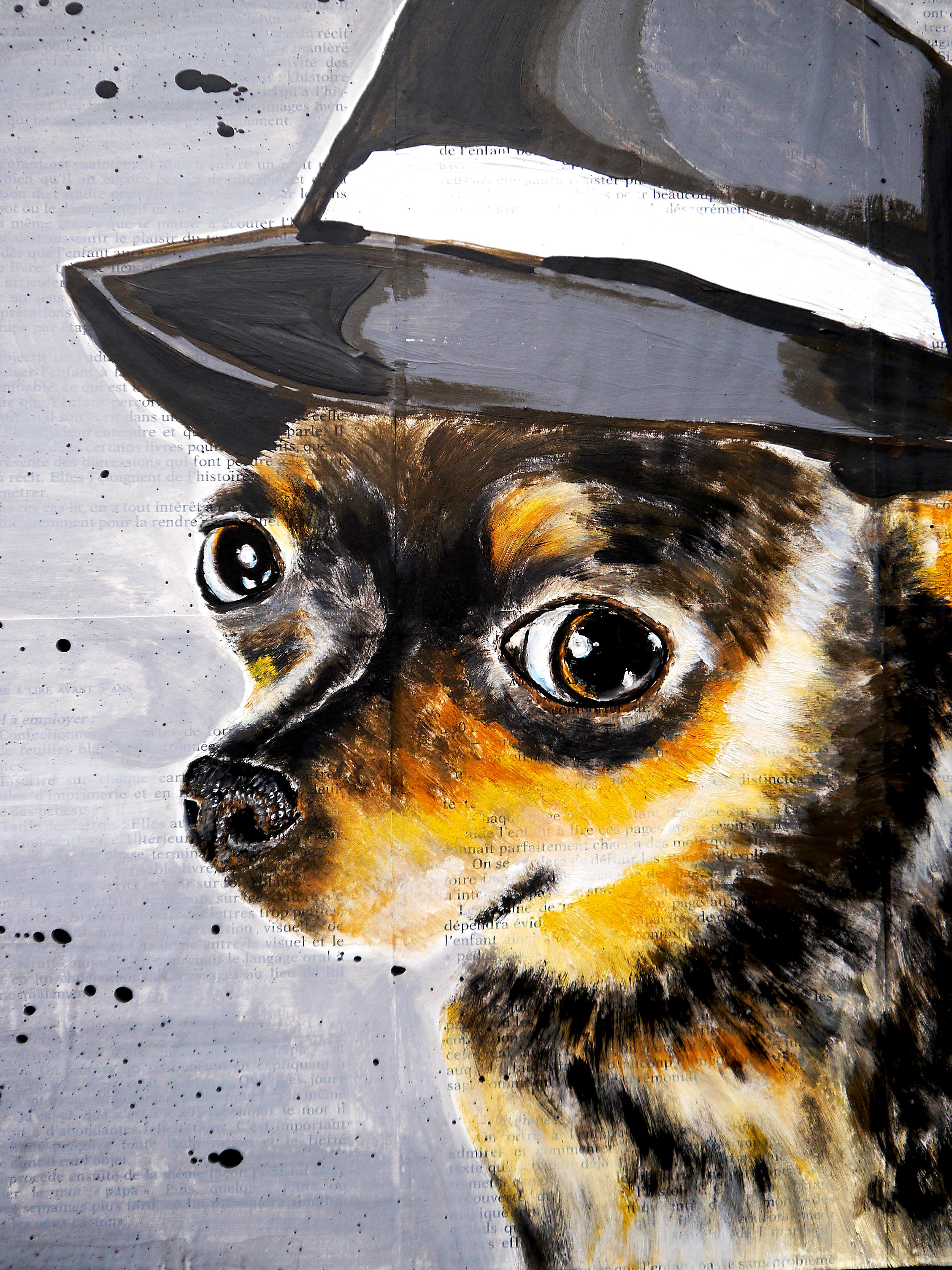 ➡️Al Capone Chihuahua painting from Bazévian Delacapucinière⬅️

In the artistic world, animals have always been key protagonists in expressing the power and beauty of the wild.
Artists often use animals as symbols to convey deeper messages. 

The