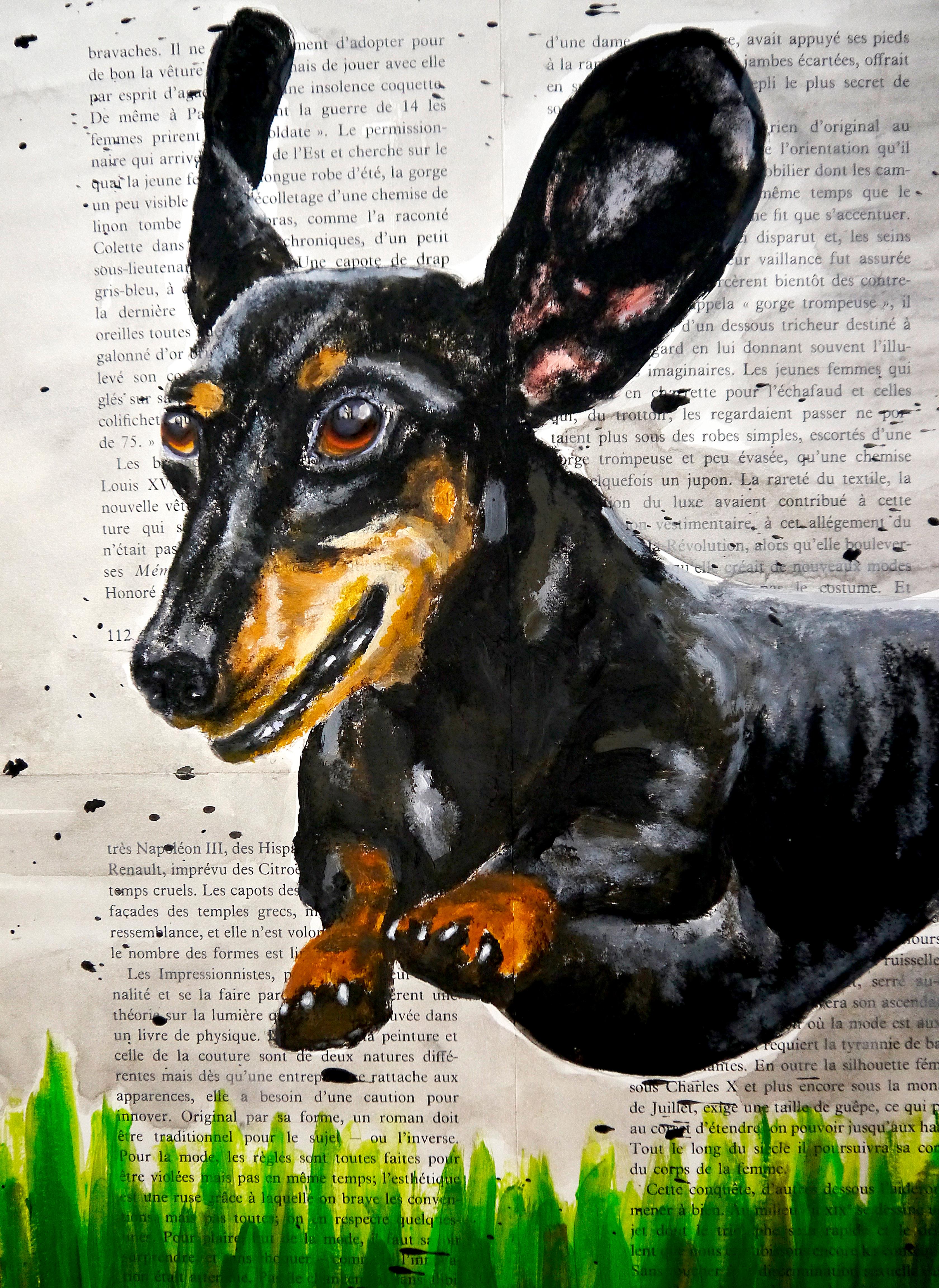 ⭐Portrait of a Flying Dachshund dog. ⭐

In the artistic world, animals have always been key protagonists in expressing the power and beauty of the wild.
Artists often use animals as symbols to convey deeper messages. 

The symbolism of animals can