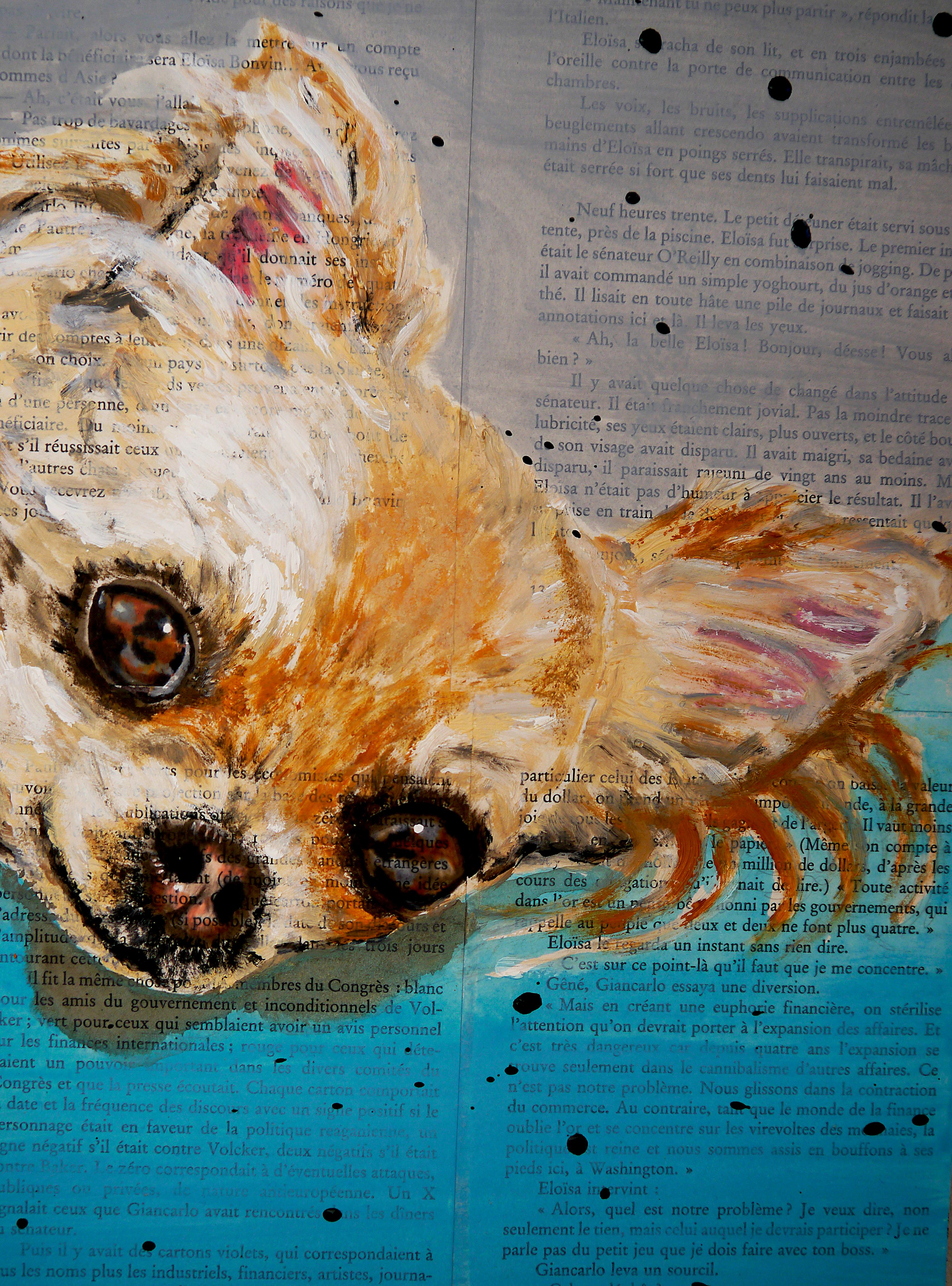 FRANZÖSISCHE SCHULE Unendlicher Traum Chihuahua Chut les Barbizons! im Angebot 1