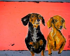 Portrait Dachshund High Jump Show - FRENCH SCHOOL Chut les Barbizons! DOG