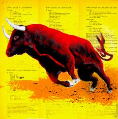 Portrait - FRENCH SCHOOL - Red Bull Chut les Barbizons! DOG