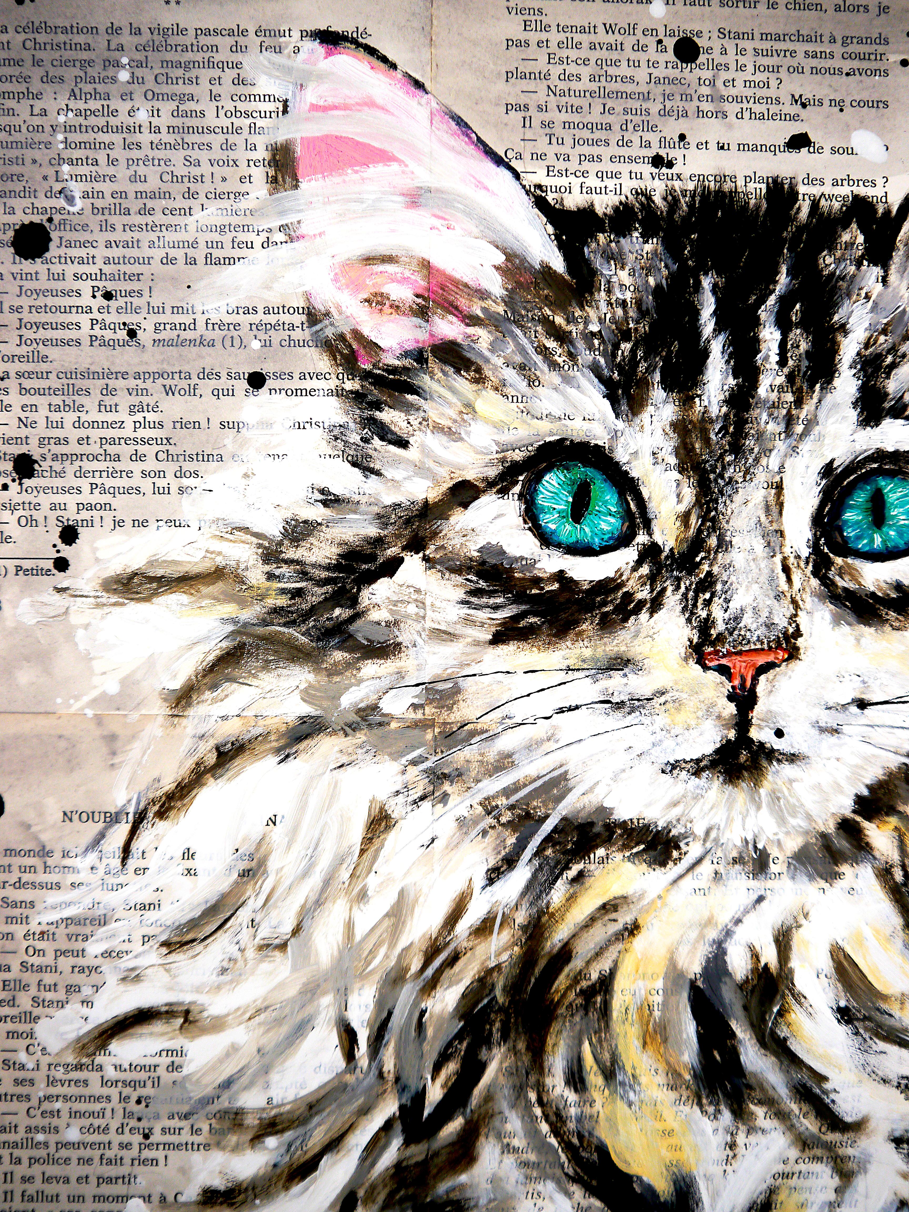 Ritratto di un gattino siberiano


Tecnica: olio, acrilico, colla, inchiostro su pagine di vecchi libri su cornice di legno 40x40cm ■■ 15,7 x15,7inch

⭐Sostenibilità⭐: La cornice in legno è realizzata dall'artista riciclando vecchi libri. In un