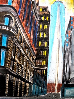 École française - Paysage New York WTC Sunset - NYC Building DLC (large)