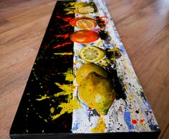 French school - Oil Painting - Still life - Agrumes Starwars  Impressionist AUC