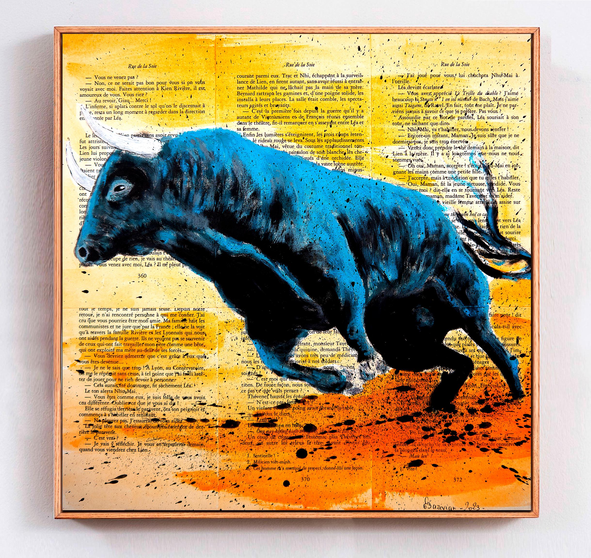 Animal Toro Azul NSWE - Animaux - Painting de Bazevian DelaCapuciniere