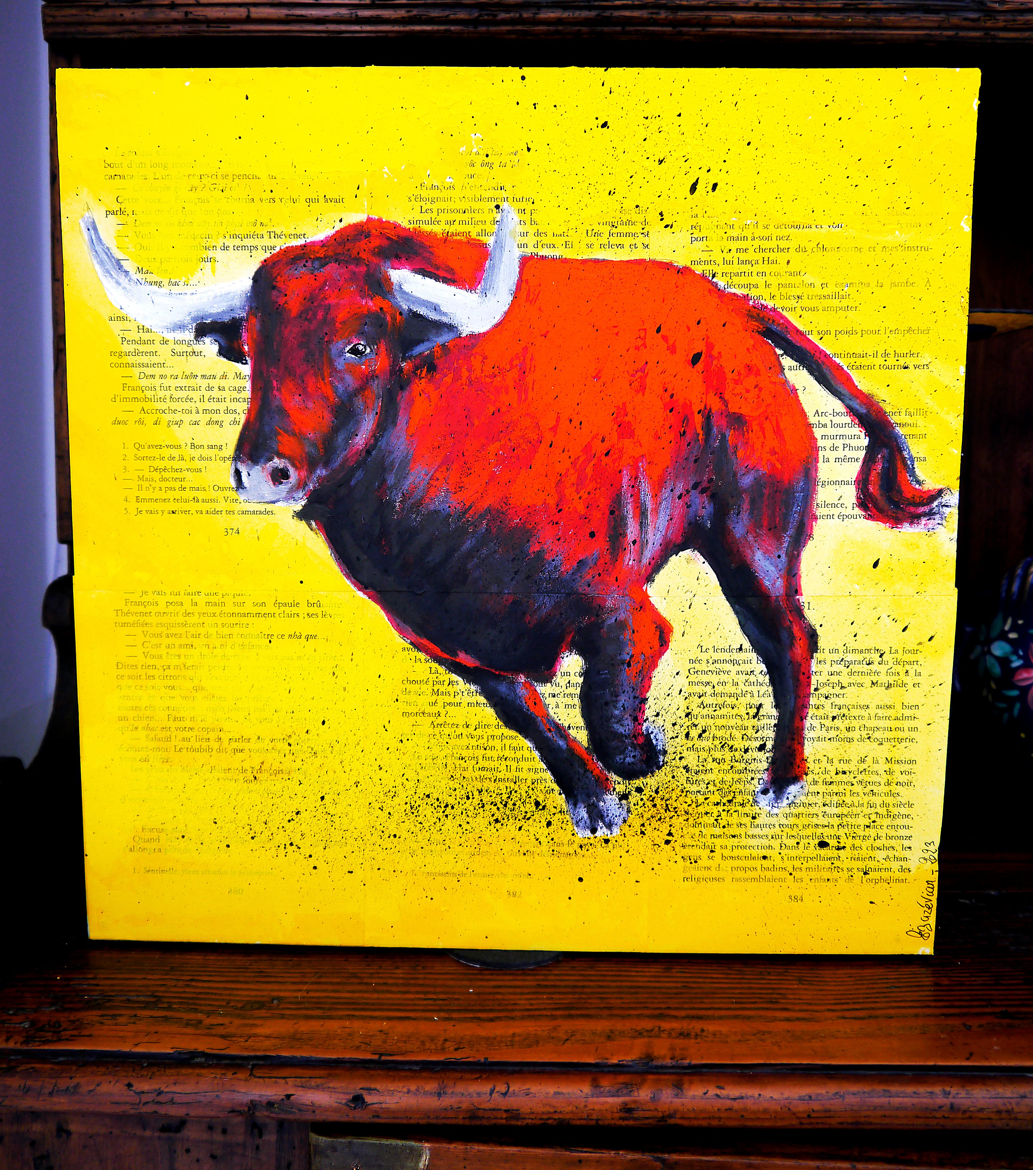 Toro Rojo NSWE

Red Bull portrait

Technique: oil, acrylic, ink  on old book pages on wooden frame 40x40cm / 15,7x15,7inch

》》R E A D Y -- T O -- H A N G《《


❶ → Original signed work. Certificate of authenticity included.

❷ → Protection for
