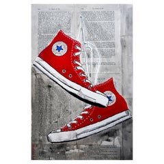 French School - Converse Old School - NYC Oil Painting Post Impressionist