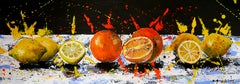 Scuola francese - Pittura a olio - Natura morta - Agrumes Starwars  Impressionista AUC