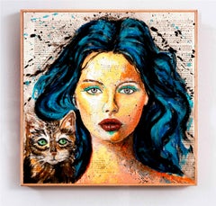 FRENCH SCHOOL Porträt 236 All Eyez on Ready to Hang Original Chut les Barbizons, FRENCH SCHOOL