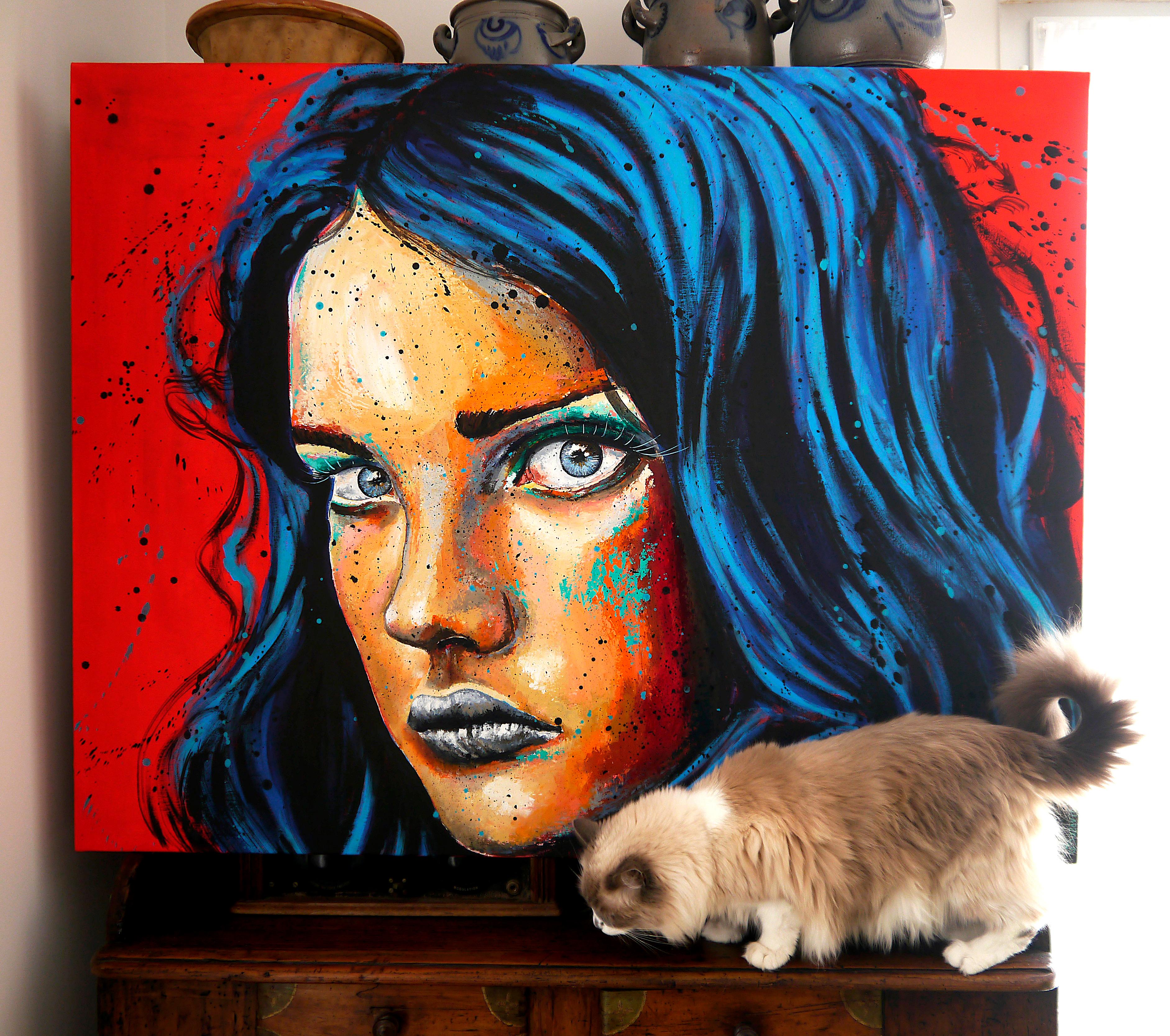 French School - Portrait PachaMama Glósóli X  XXL - Chut les Barbizons For Sale 1