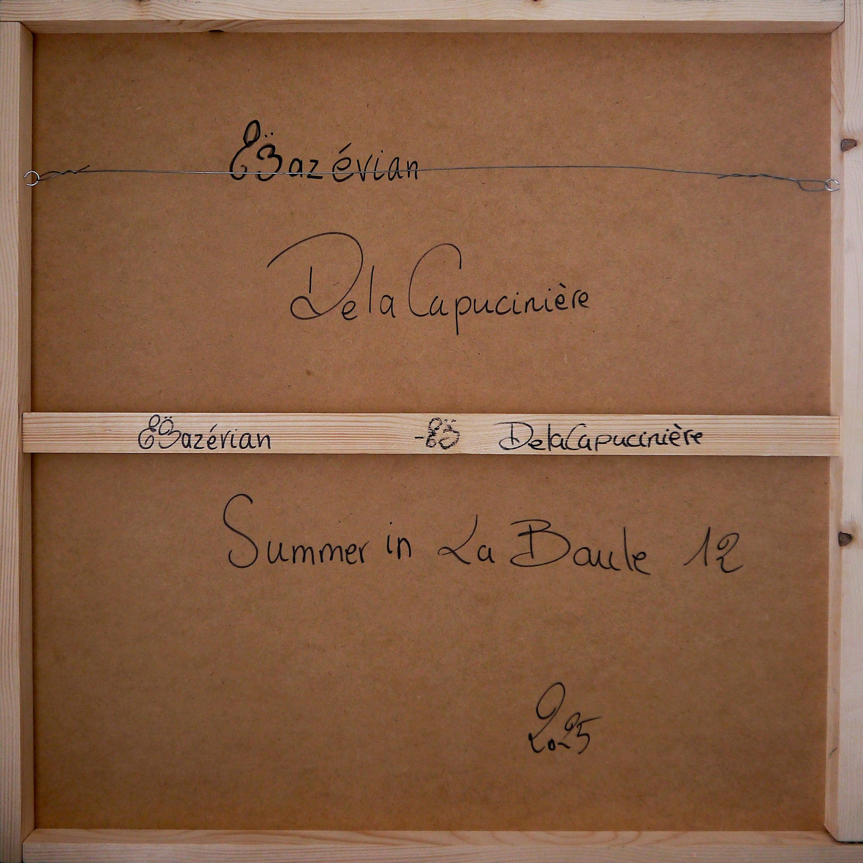 Porträt Sommer der Französischen Schule in La Baule 12 Sunny Indifference Impressionist XL im Angebot 7