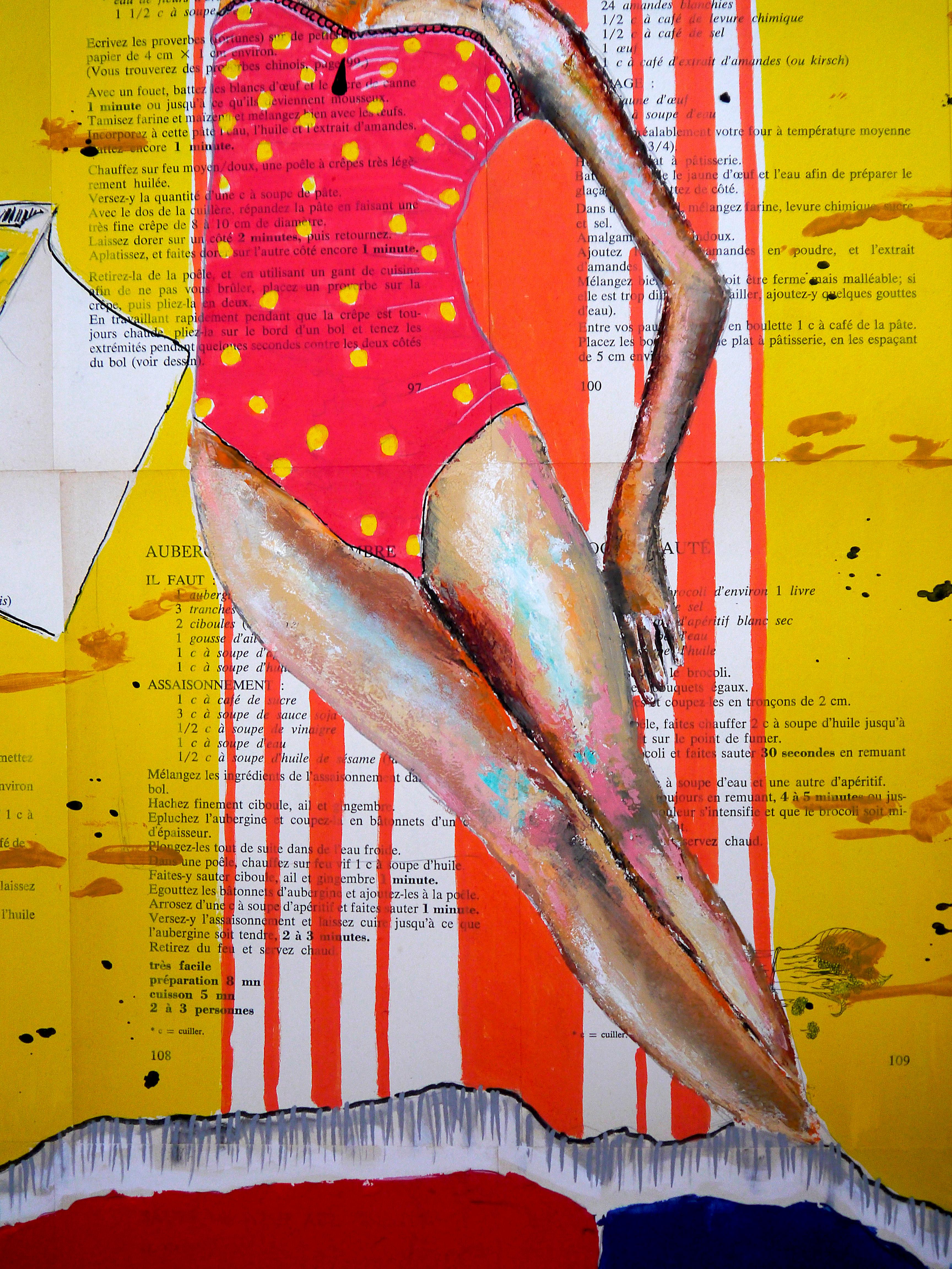 Summer in La Baule 10 Life Yin - Yang

 Scene: Women enjoying sunbathing in La Baule

Technique: oil, acrylic, and ink on old book pages on wooden frame 80x80 cm ■■ 31.5x31.5 inch

》》R E A D Y -- T O -- H A N G《《


❶ → Original signed work.