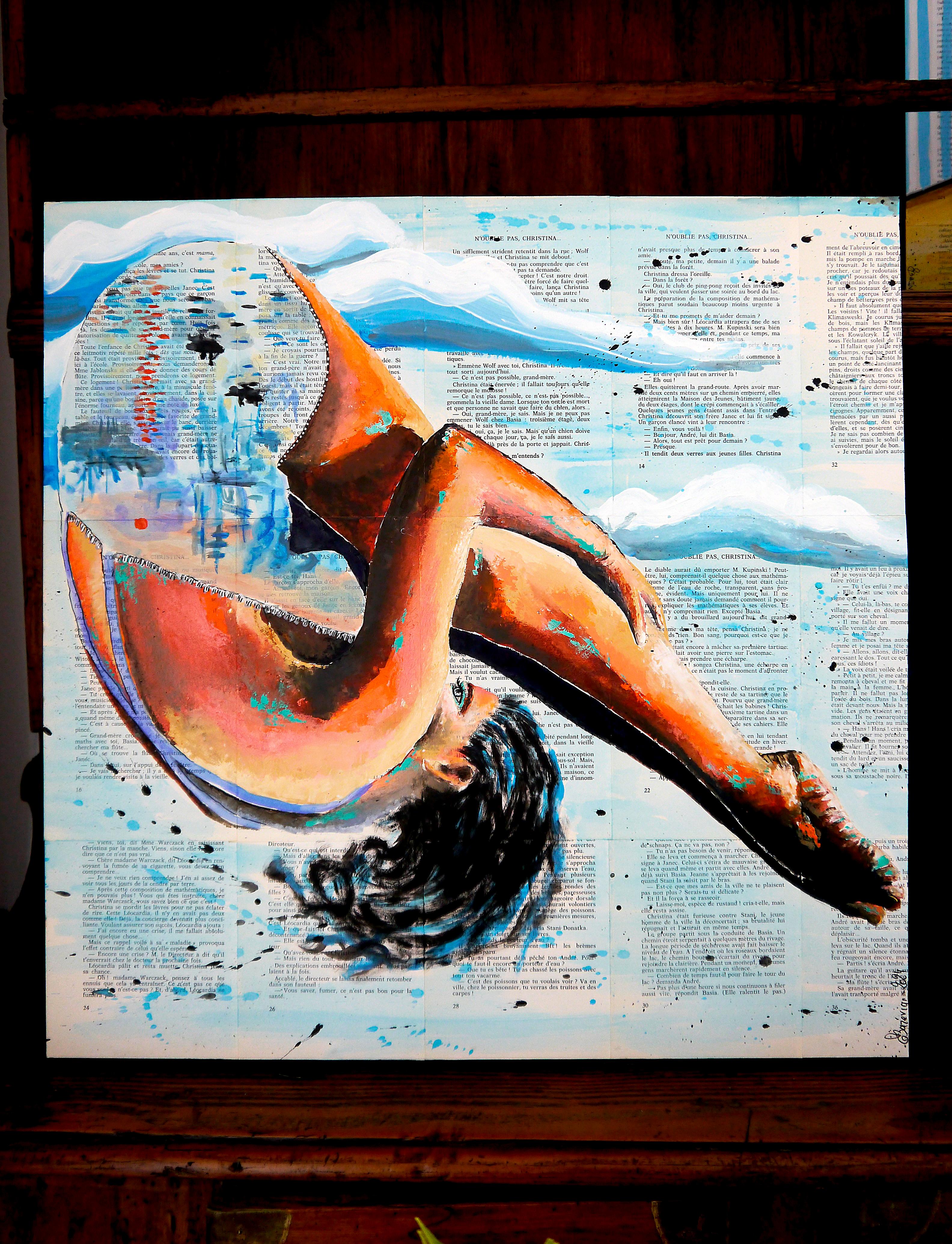 Escuela Francesa - PS 245 Impression Soleil Levant Buceo Impresionista (Grande) AUC - Painting de Bazevian DelaCapuciniere