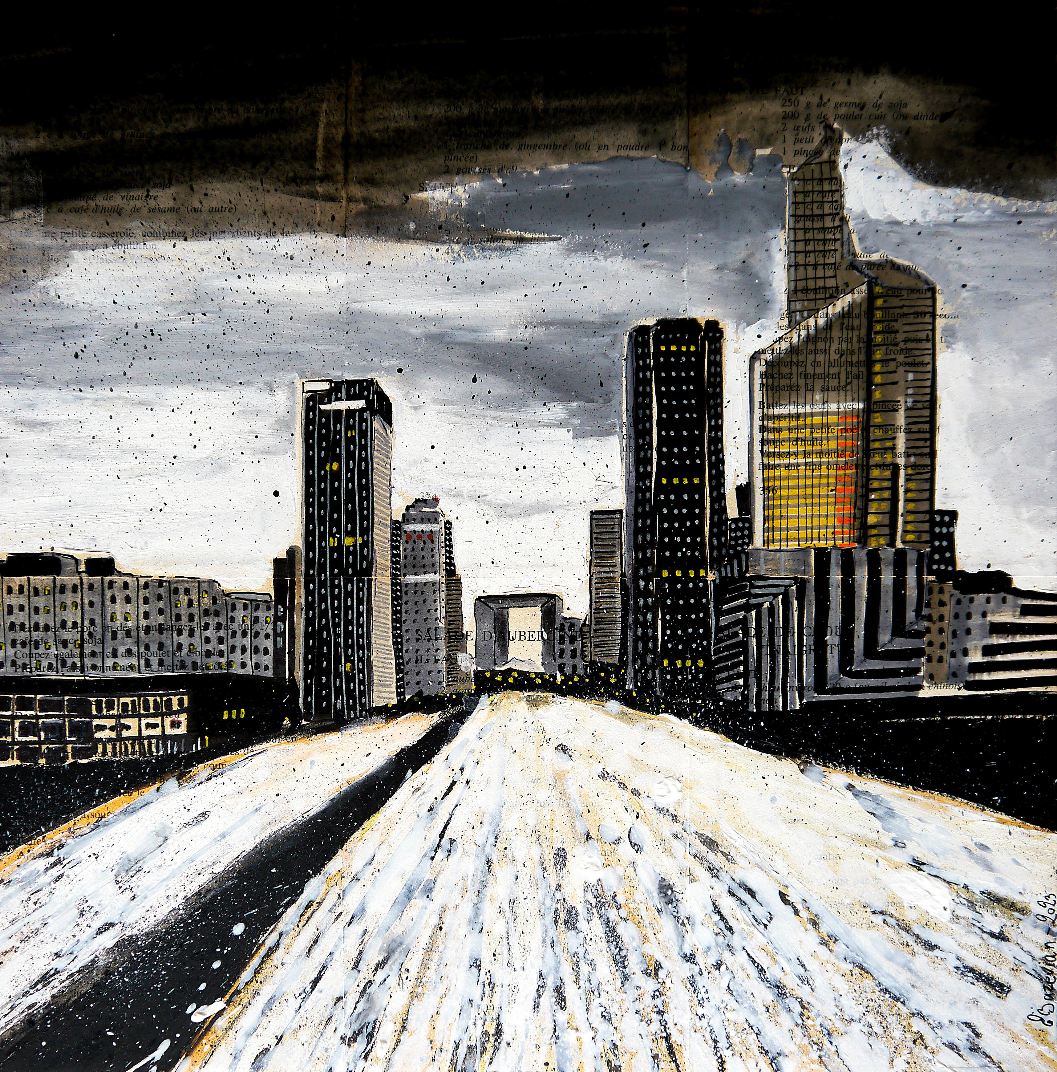 ¡ESCUELA FRANCESA Urbanscape La defense France PARIS - SNOW - Chut les Barbizons!