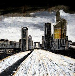 FRENCH SCHOOL Urbanscape La defense France PARIS - SNOW - Chut les Barbizons!