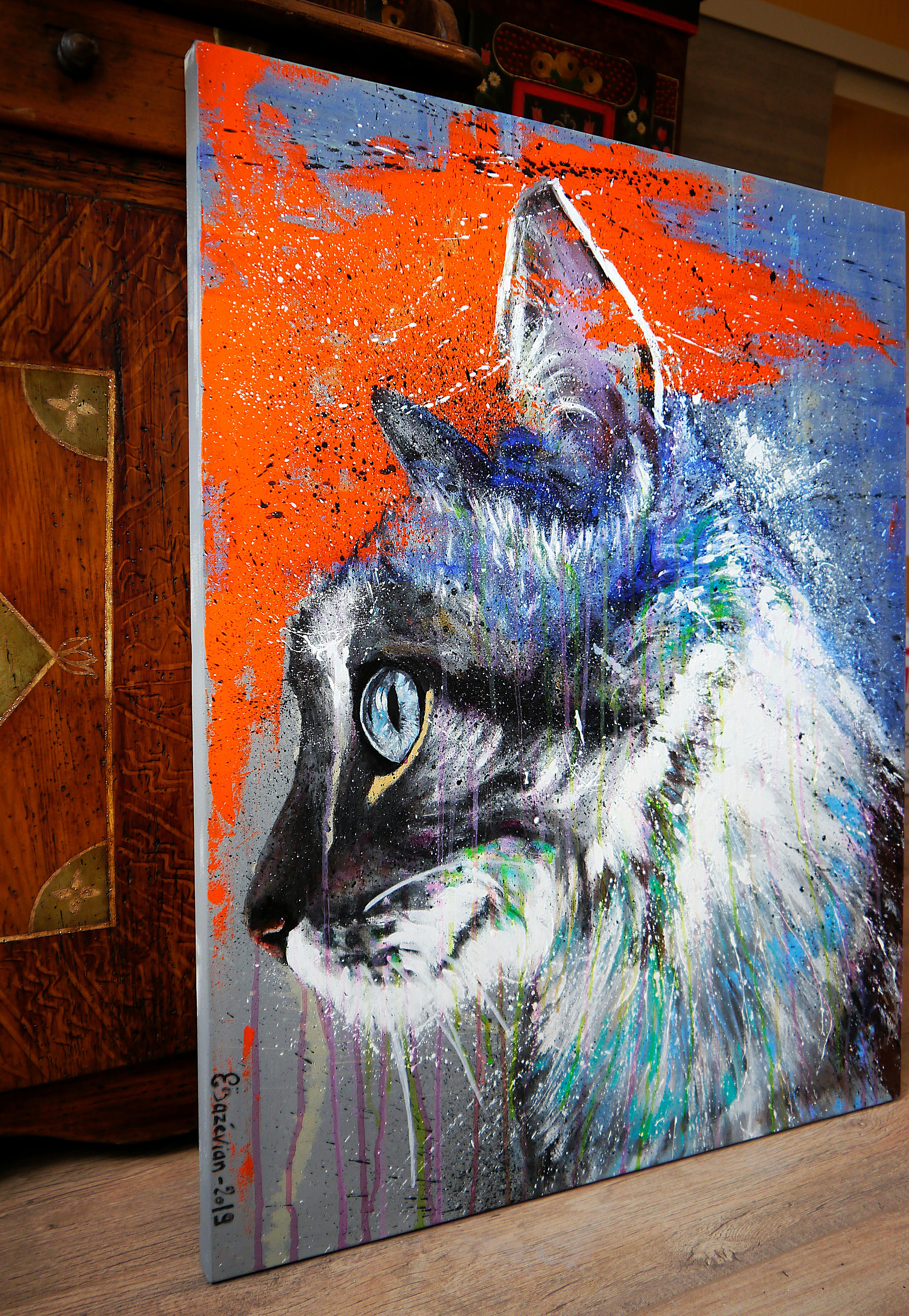 french cat painting