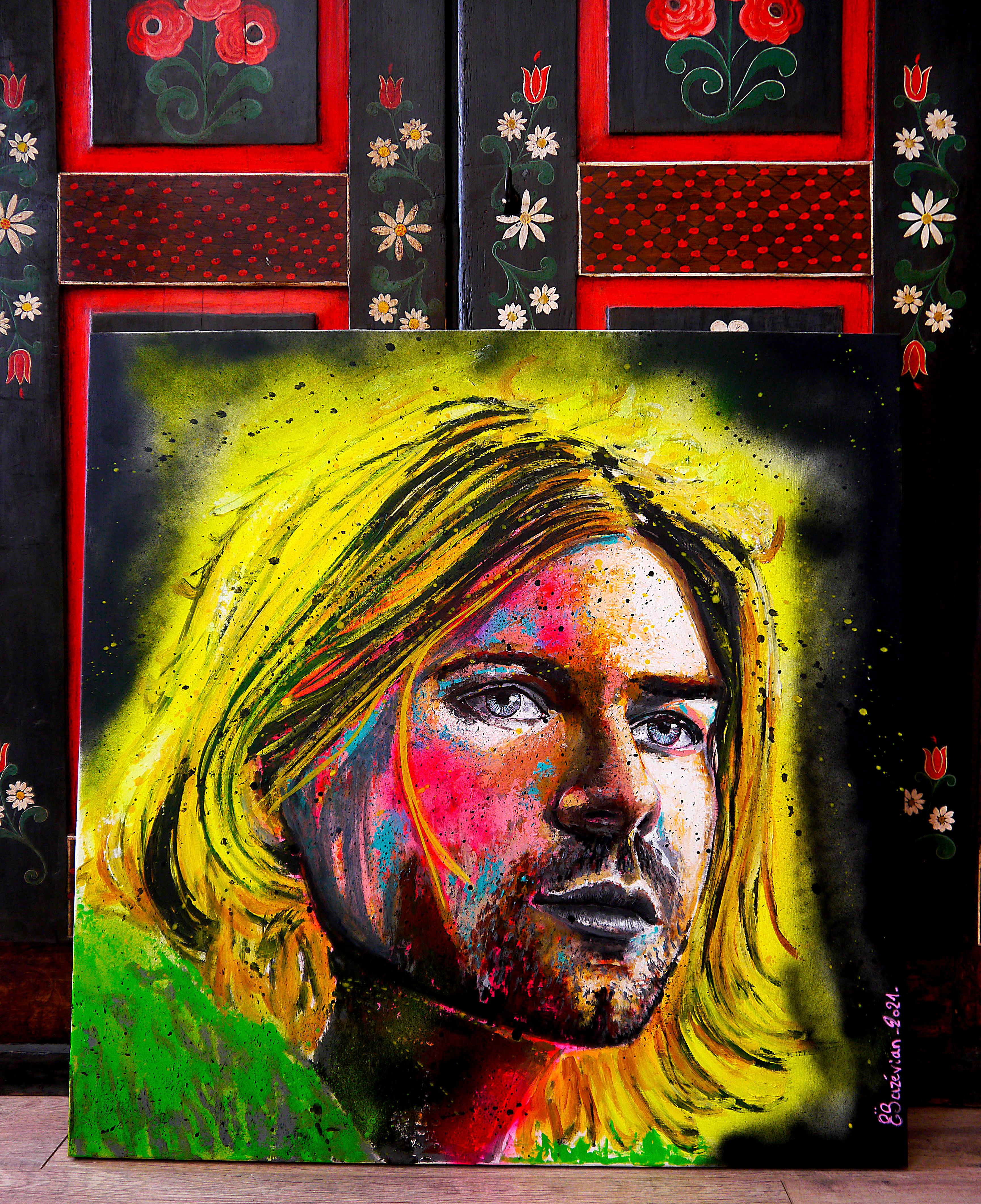 Portrait Kurt Cobain - Nirvana - Grunge

Portrait emblématique de Kurt Icone en fluo.

Technique : Acrylique, peinture à l'huile, encre de Chine sur toile 80x80cm / 31,5x31,5inch

》》R E A D Y -- T O -- H A N G《《

❶ → Œuvre originale signée.