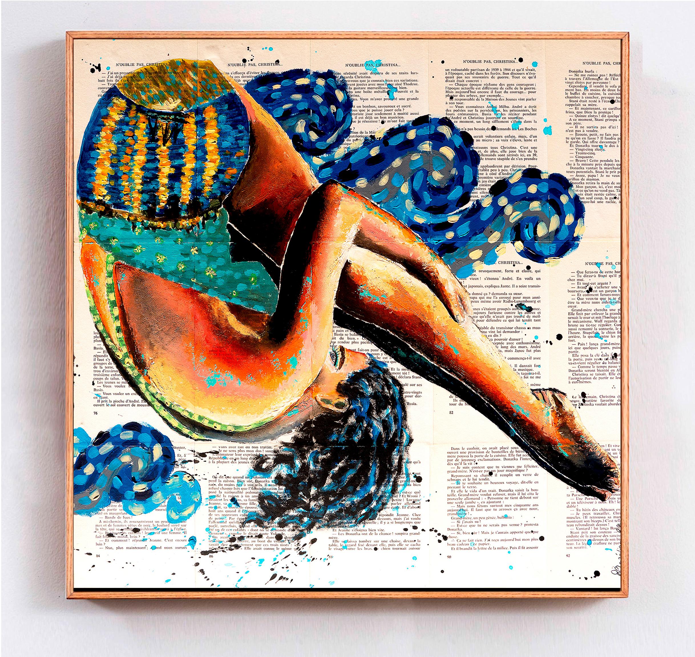 Portrait Starry Night Van Gogh French School 247 Chut Les Barbizons! - Painting by Bazevian DelaCapuciniere