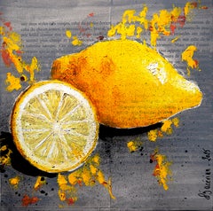 Still life - FRENCH SCHOOL - Lemon Starwars Chut les Barbizons!